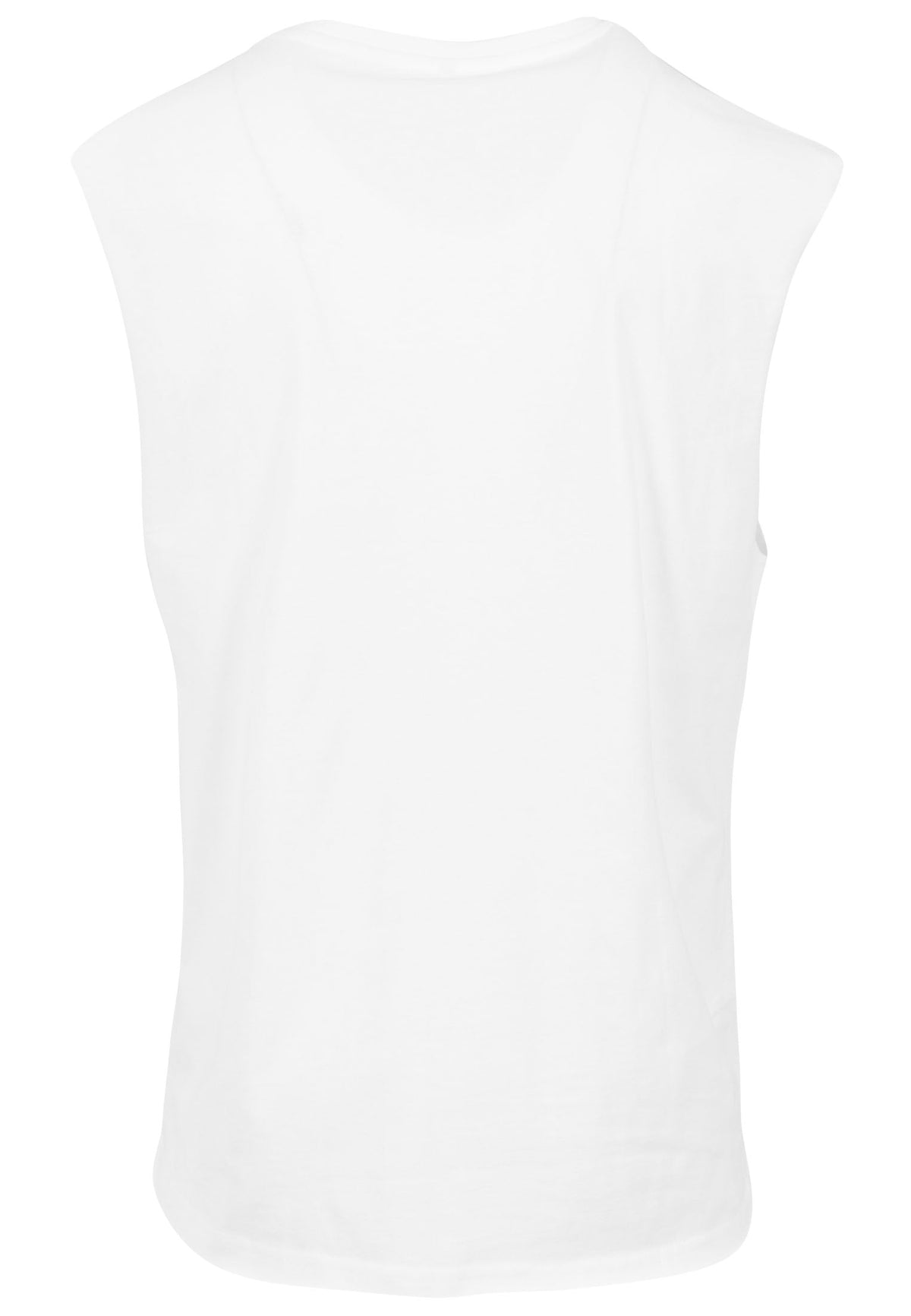 T-shirt sans manches BY049 blanc - vue de dos