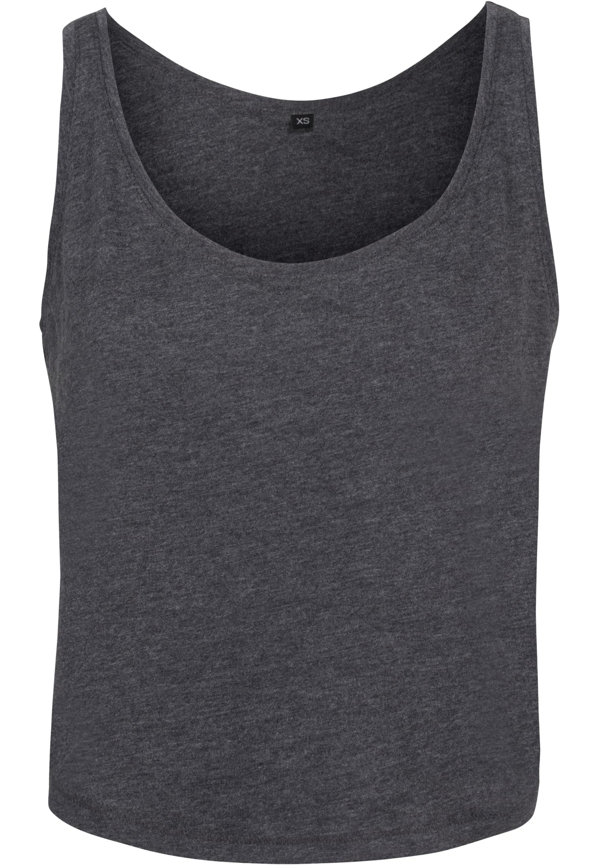 Débardeur femme oversize MF051 anthracite - vue de face
