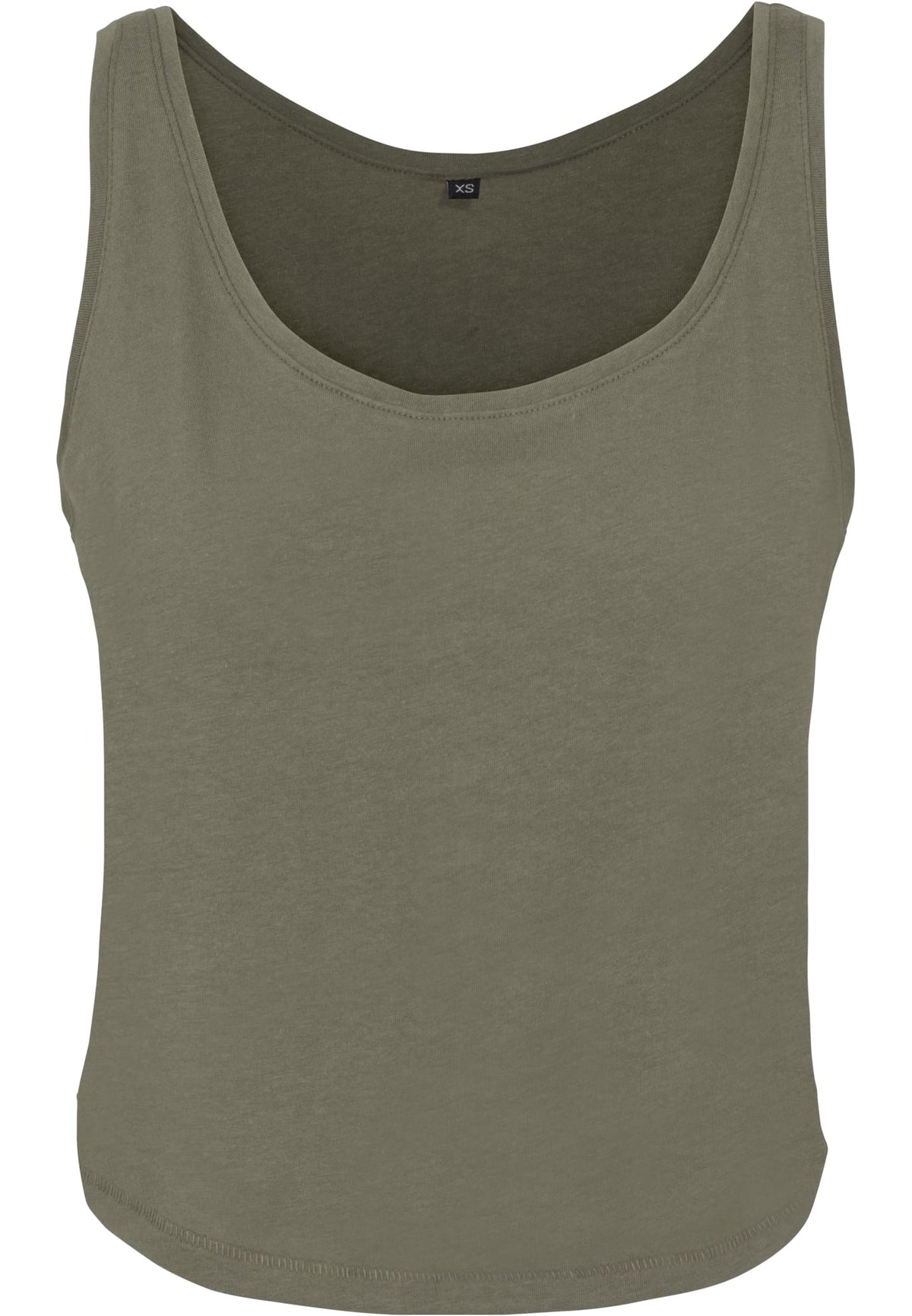 Débardeur femme oversize MF051 olive - vue de face