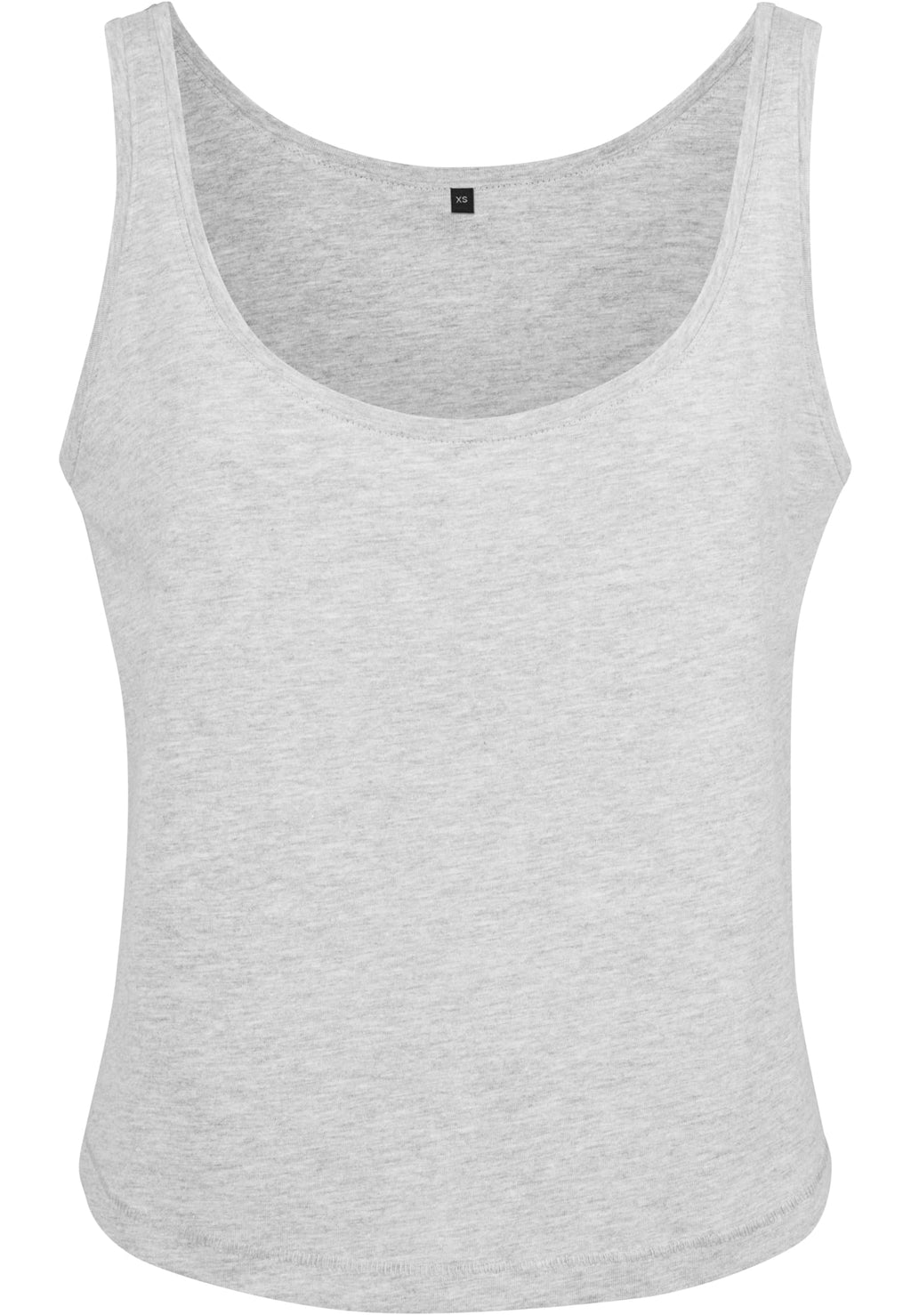 Débardeur femme oversize MF051 gris chiné - vue de face
