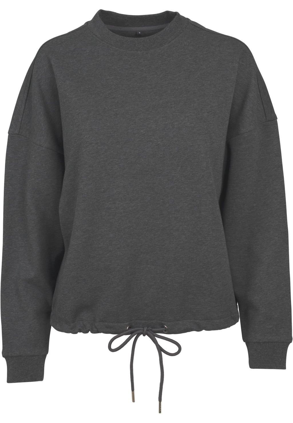 Sweat col rond femme léger MF058 anthracite - vue de face
