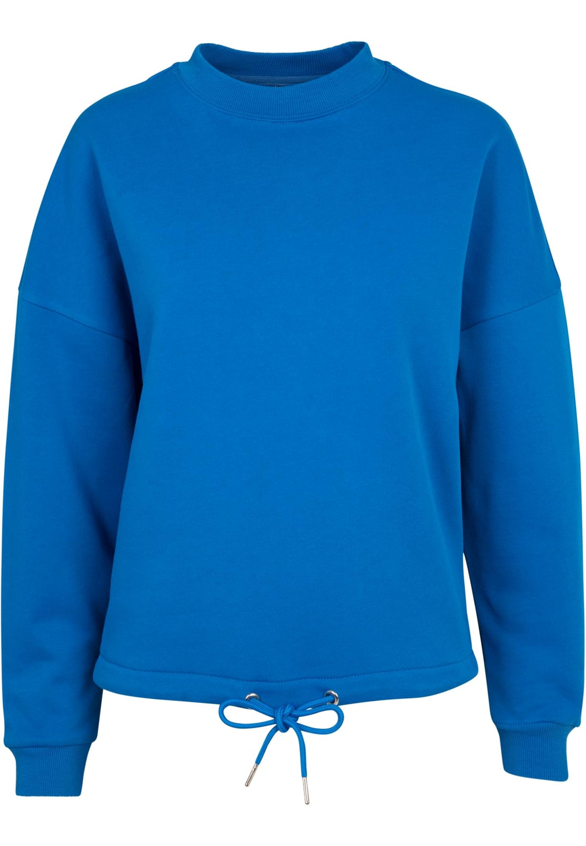 Sweat col rond femme léger MF058 bleu cobalt - vue de face