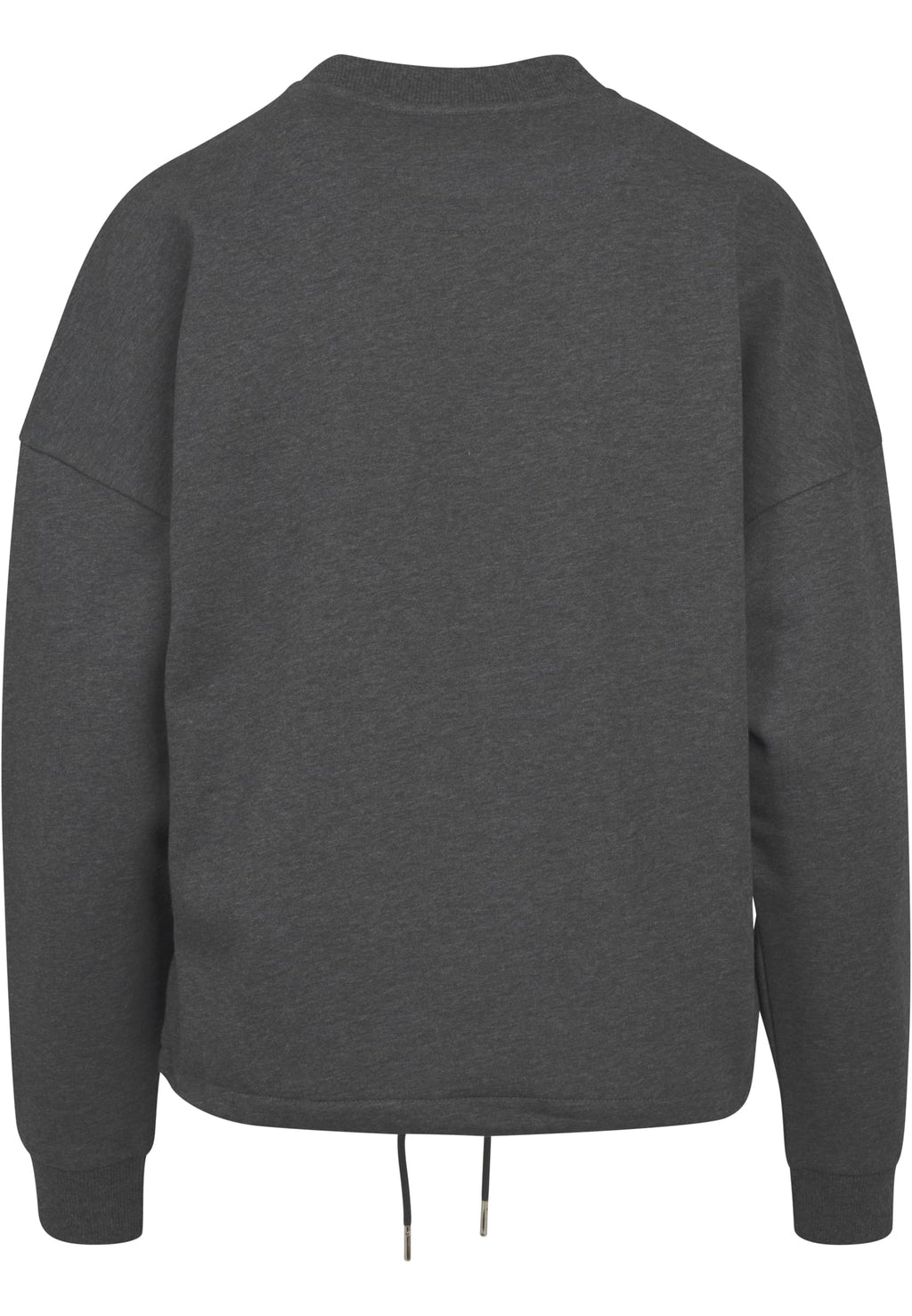 Sweat col rond femme léger MF058 anthracite - vue de dos