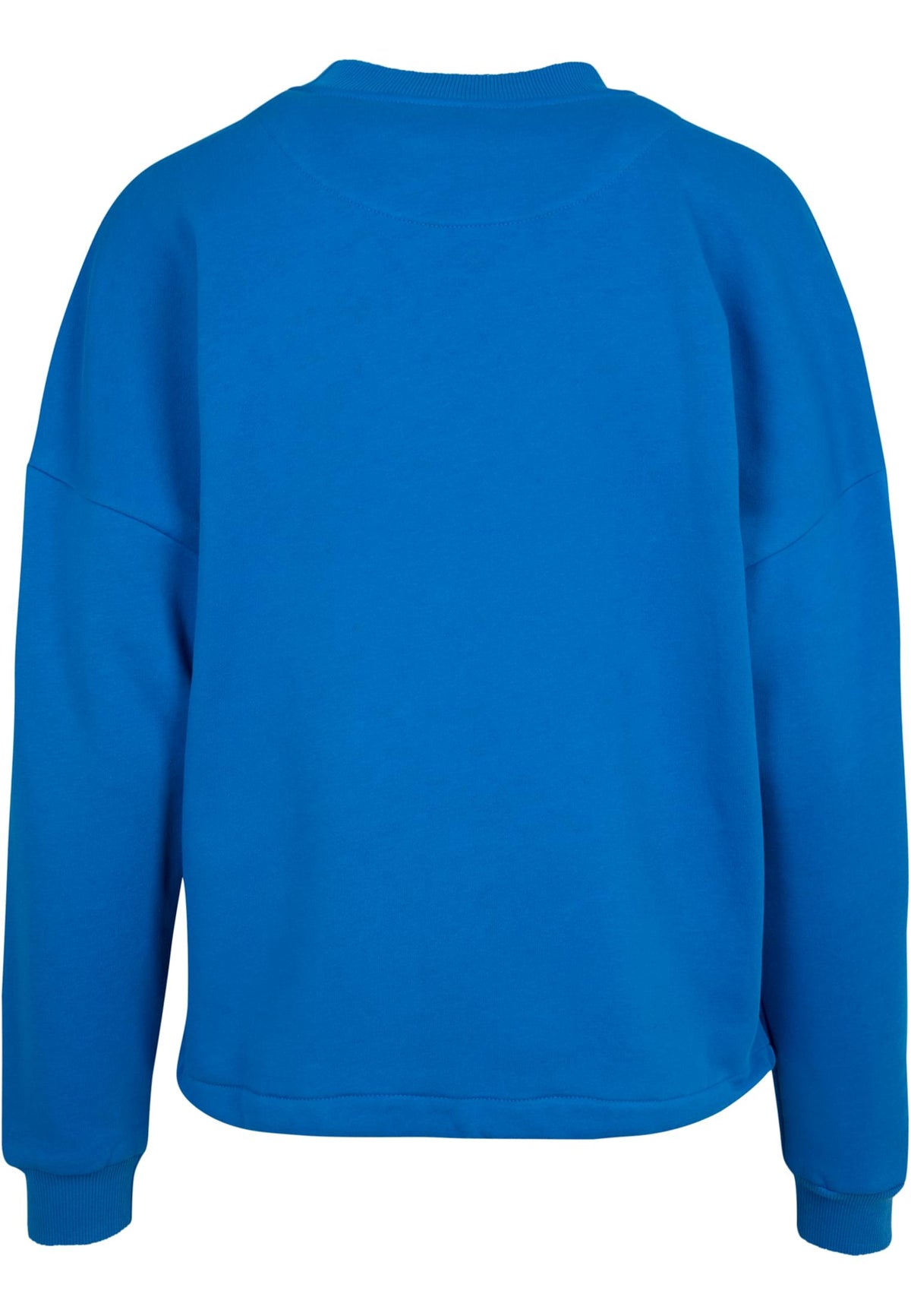 Sweat col rond femme léger MF058 bleu cobalt - vue de dos
