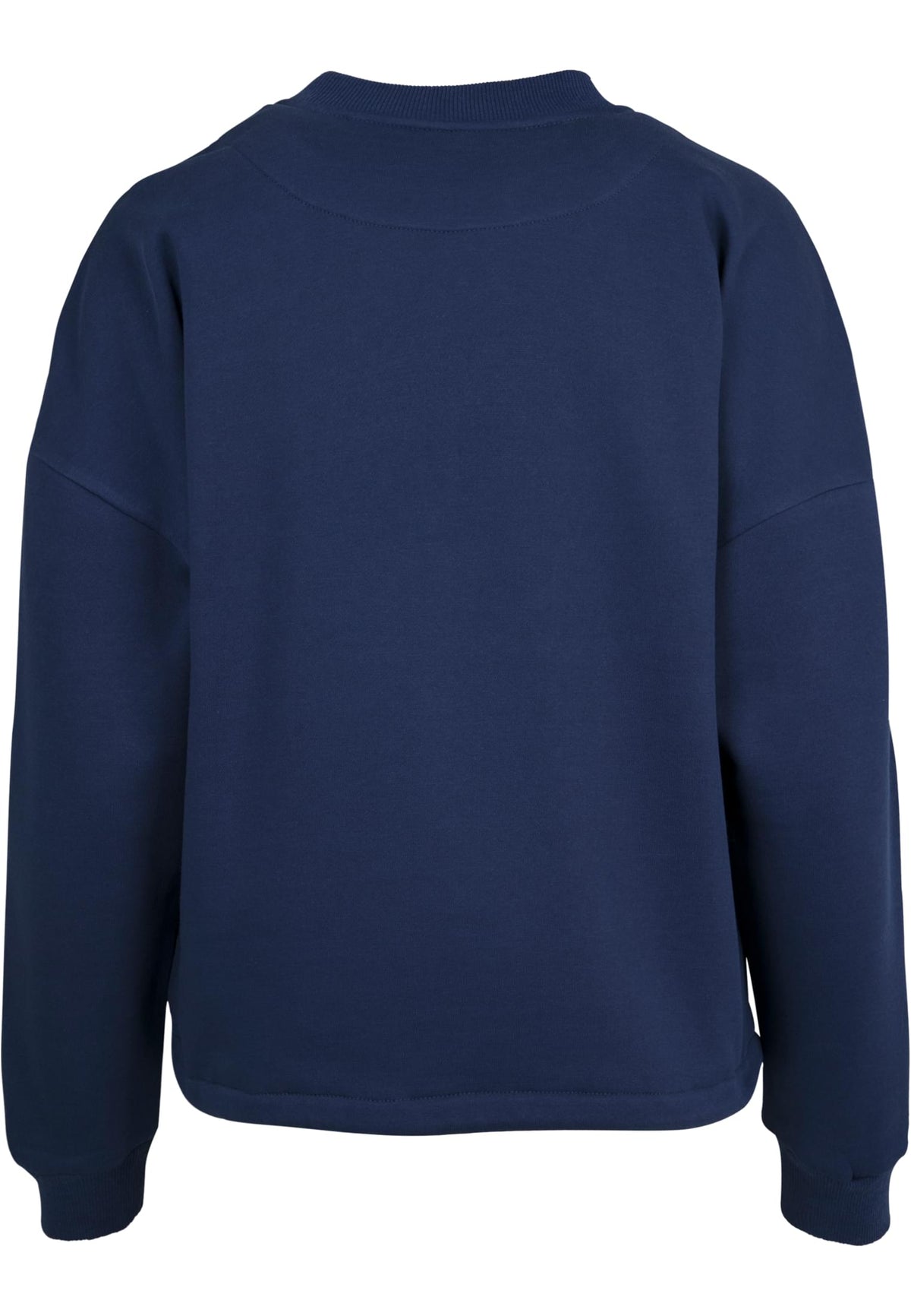 Sweat col rond femme léger MF058 marine clair - vue de dos