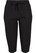 Jogging femme 3/4 éponge MF067 noir - vue de face