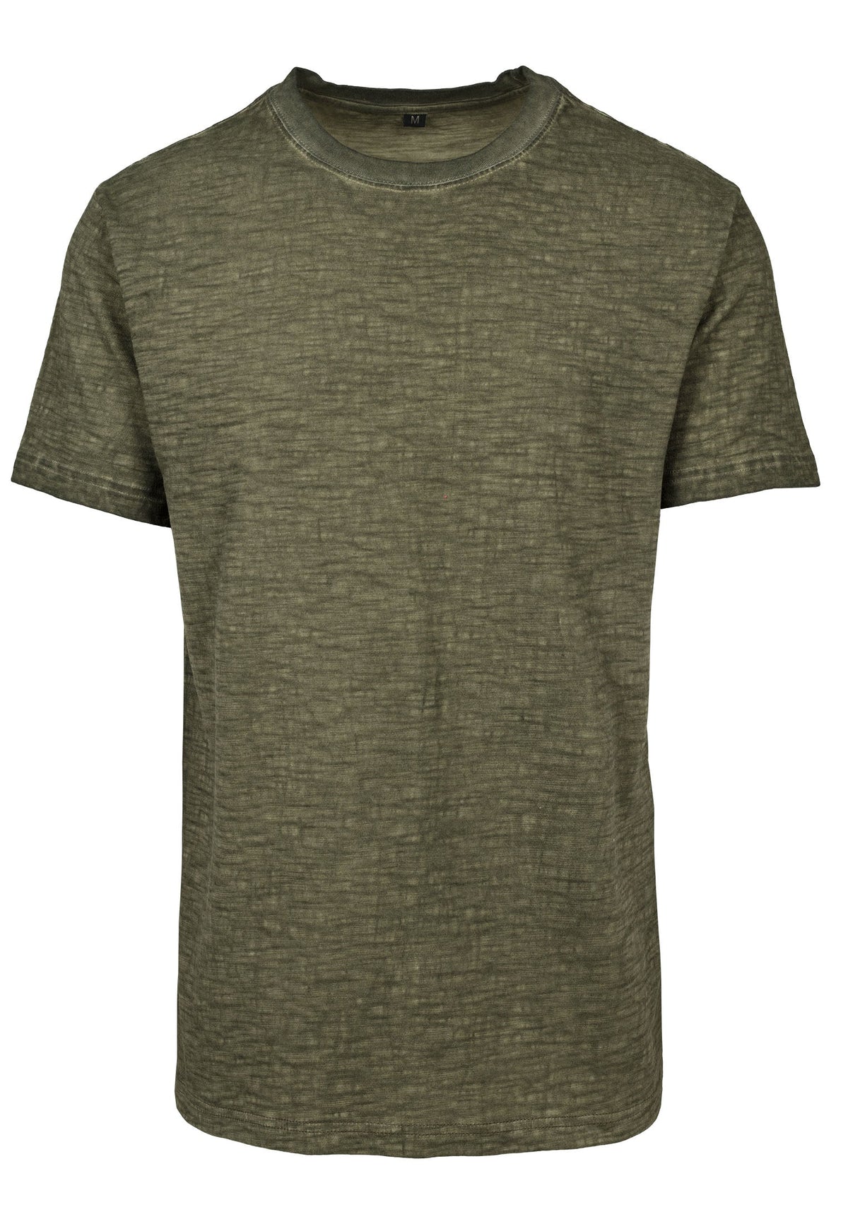 T-shirt spray dye BY072 olive - vue de face