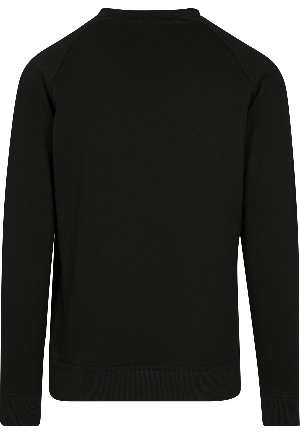 Sweat raglan BY094 noir - vue de dos