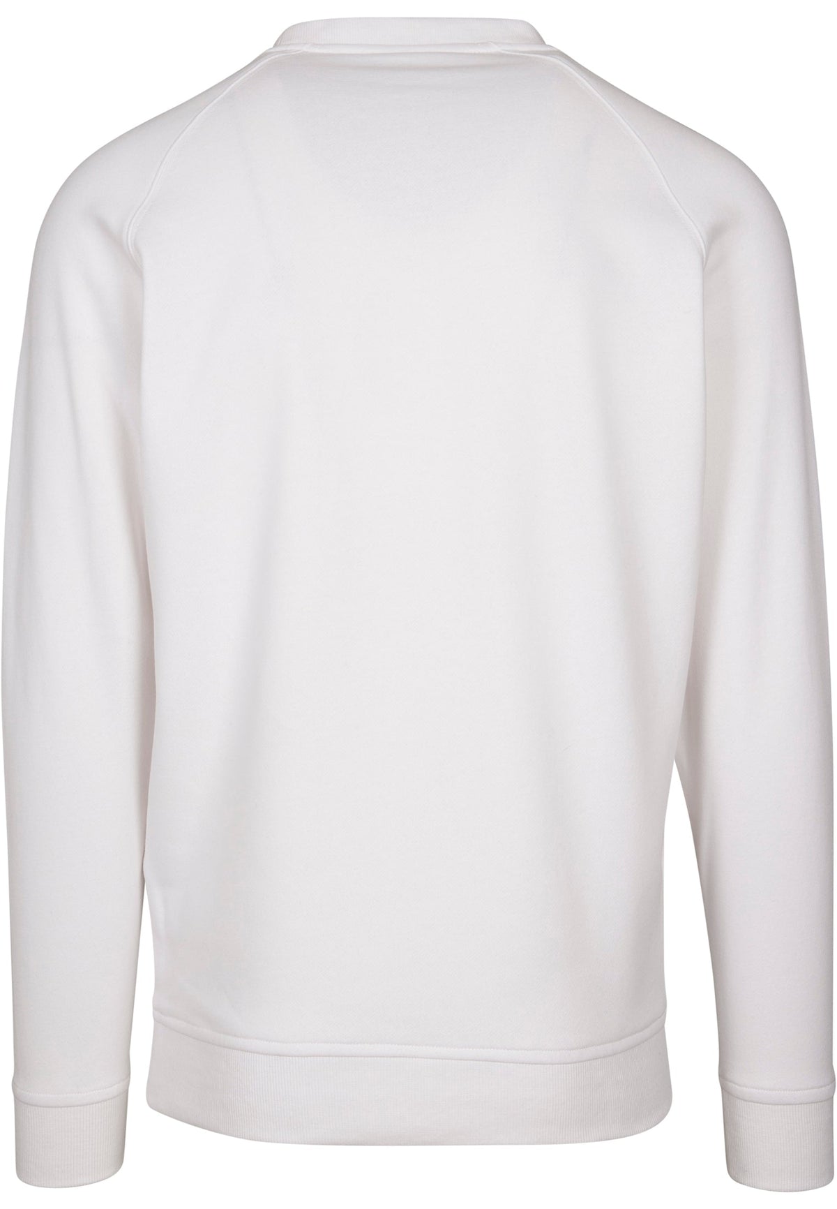 Sweat raglan BY094 blanc - vue de dos