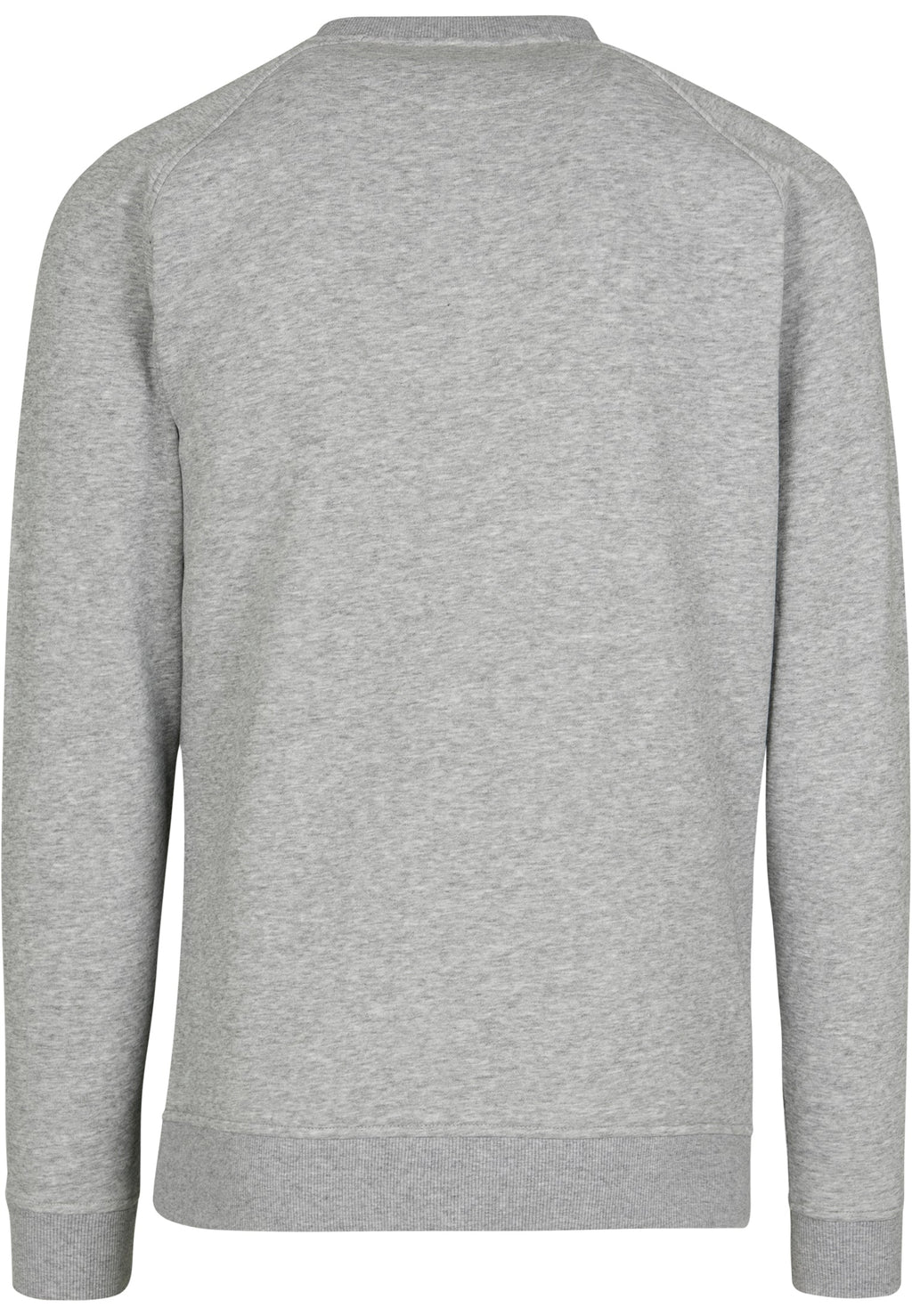Sweat raglan BY094 gris chine - vue de dos