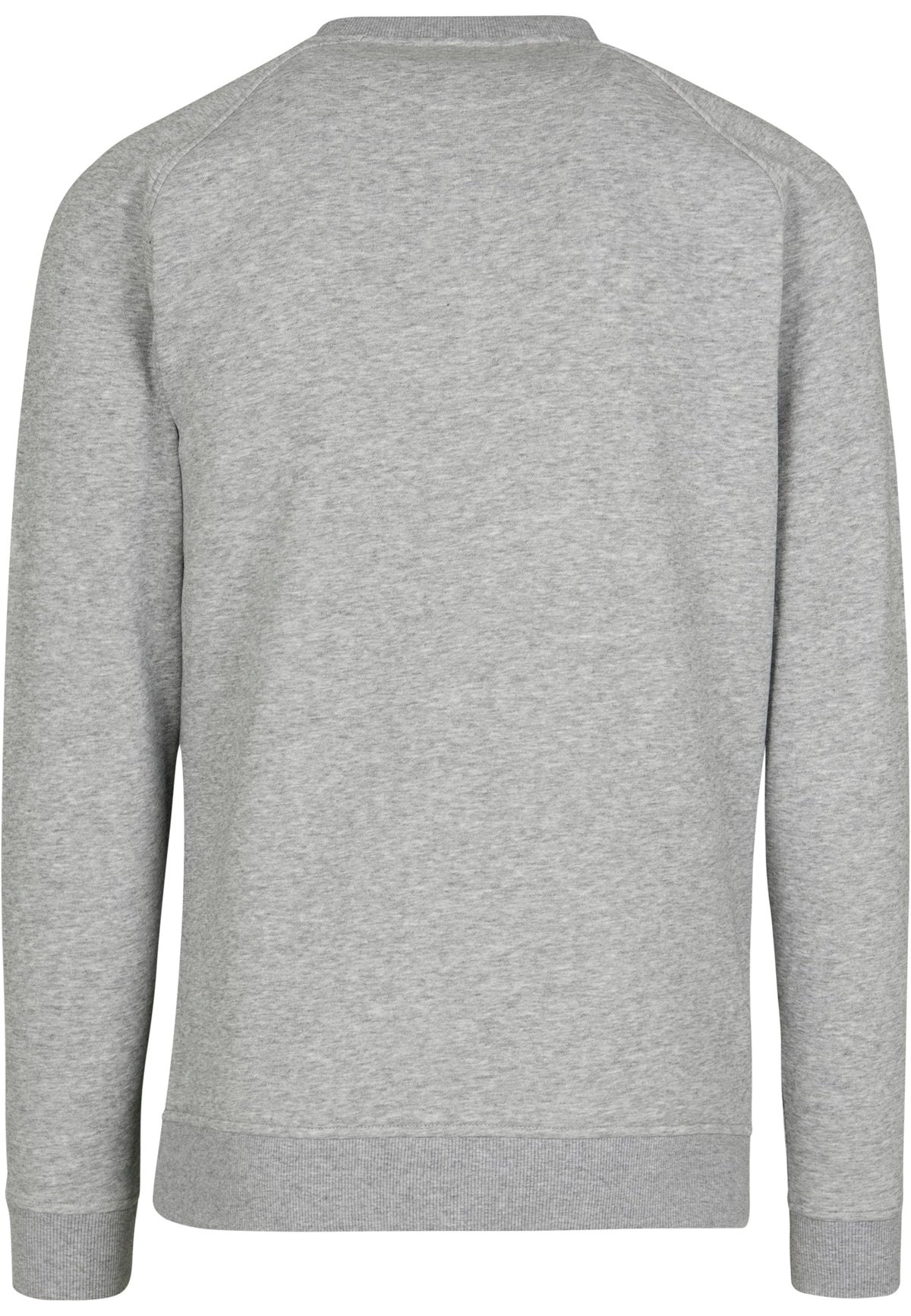 Sweat raglan BY094 gris chine - vue de dos