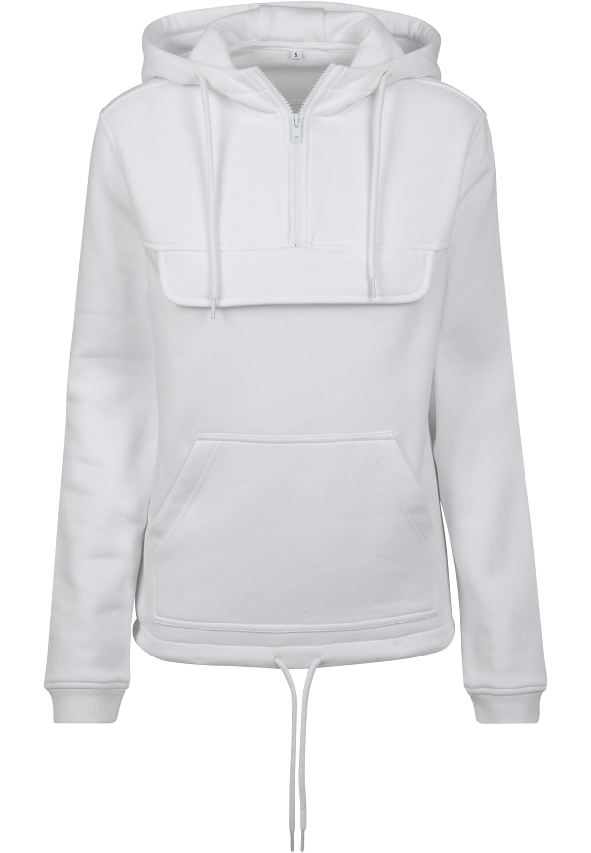 Sweat zippé femme MF097 blanc - vue de face