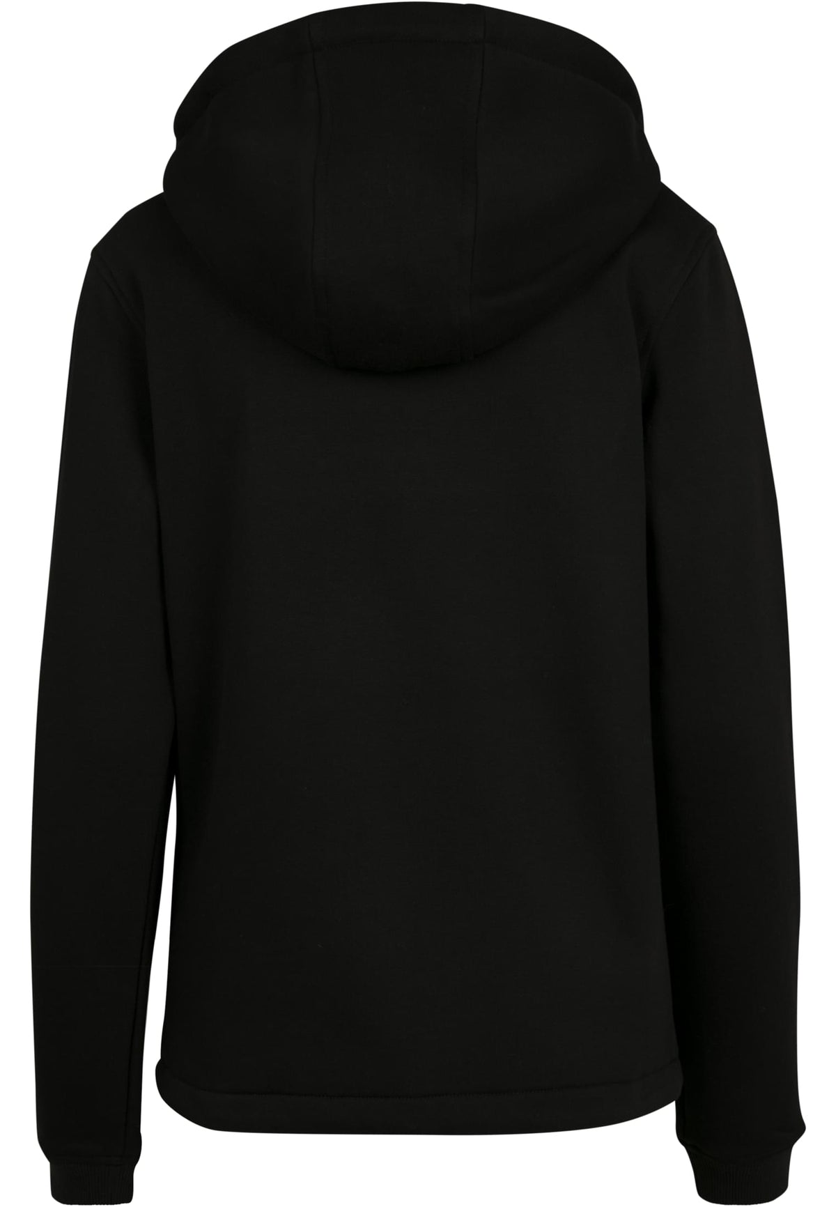 Sweat zippé femme MF097 noir - vue de dos