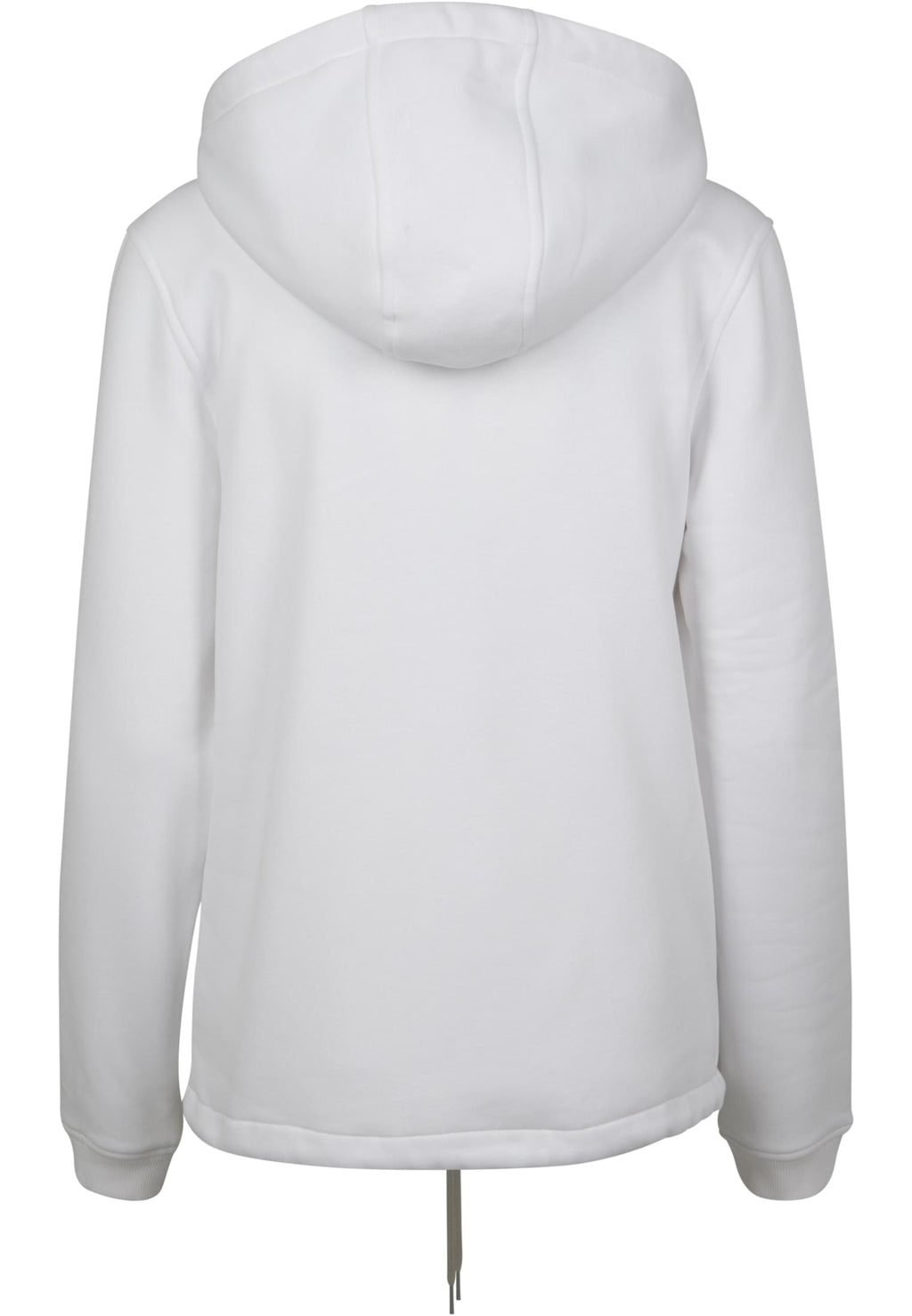Sweat zippé femme MF097 blanc - vue de dos
