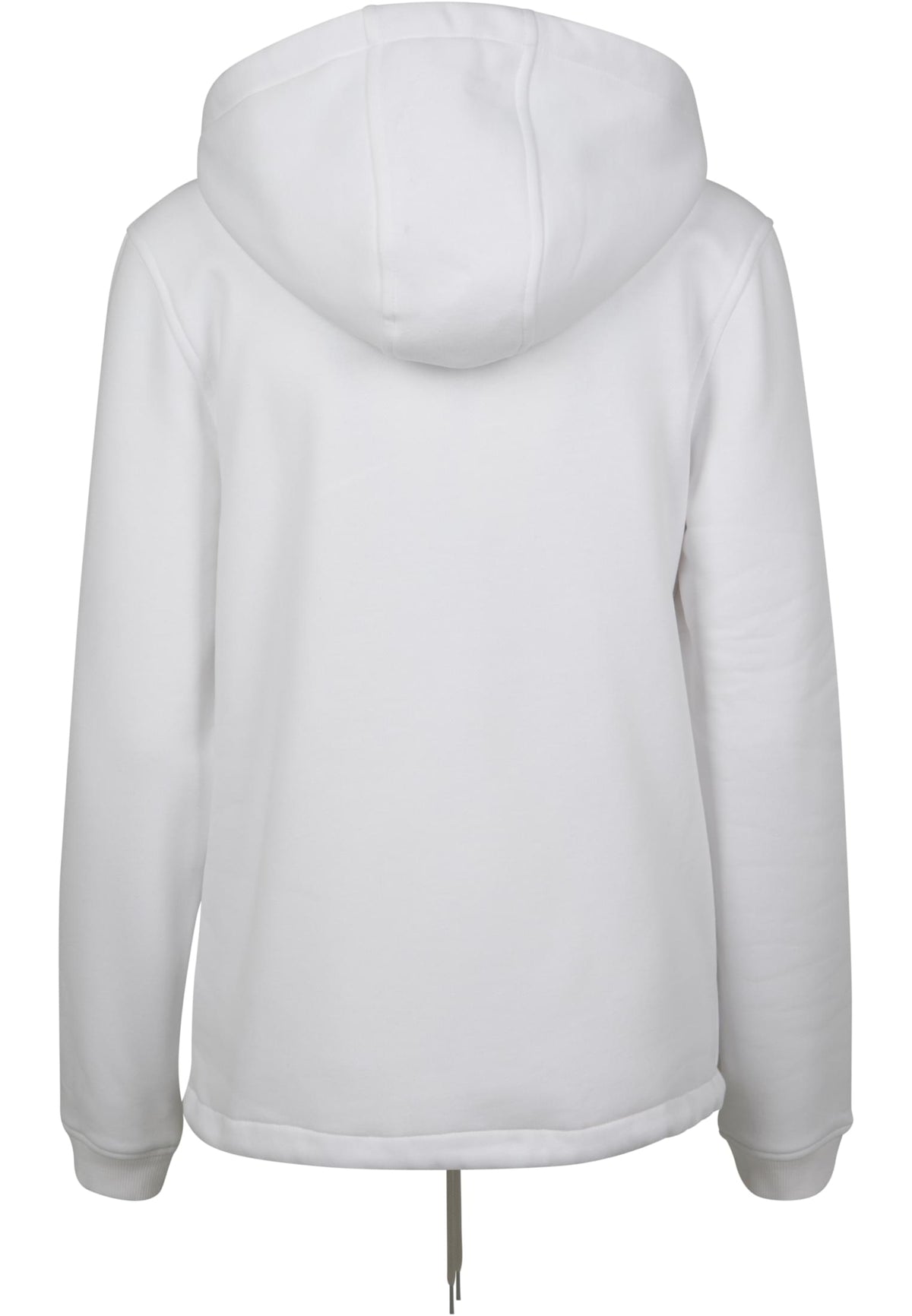 Sweat zippé femme MF097 blanc - vue de dos