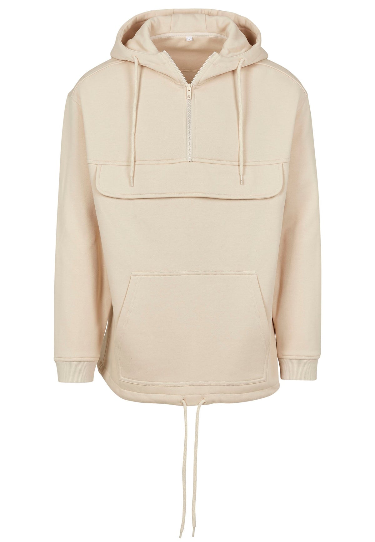 Sweat a capuche a enfiler BY098 sable - vue de face
