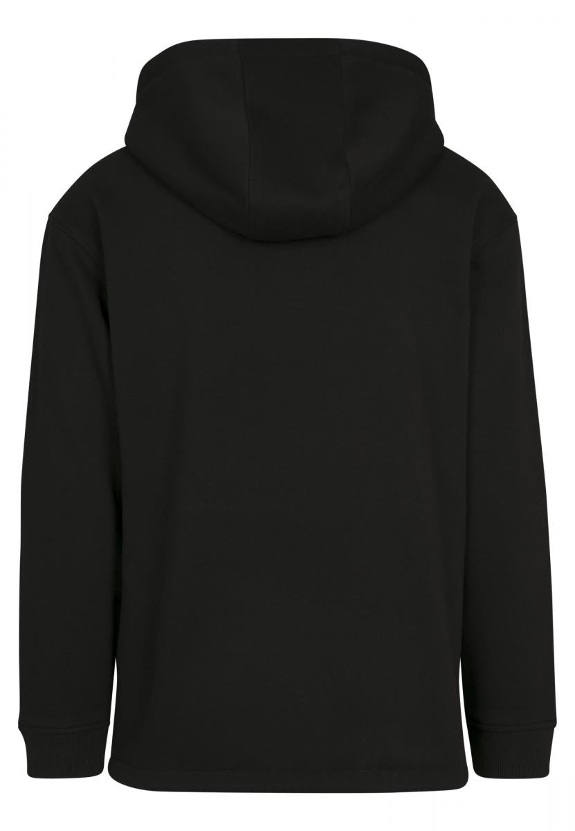 Sweat a capuche a enfiler BY098 noir - vue de dos
