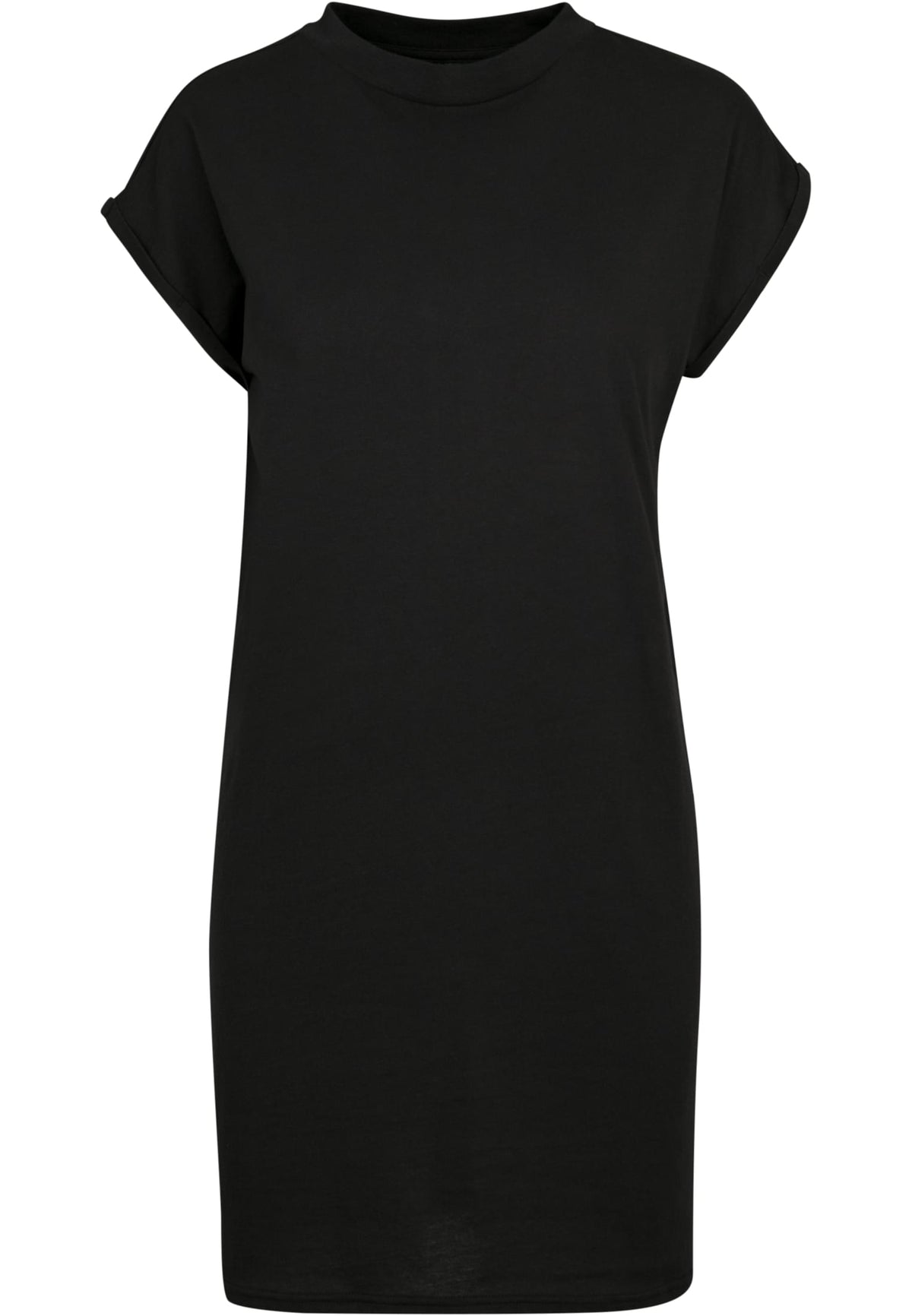 Robe femme col montant MF101 noir - vue de face