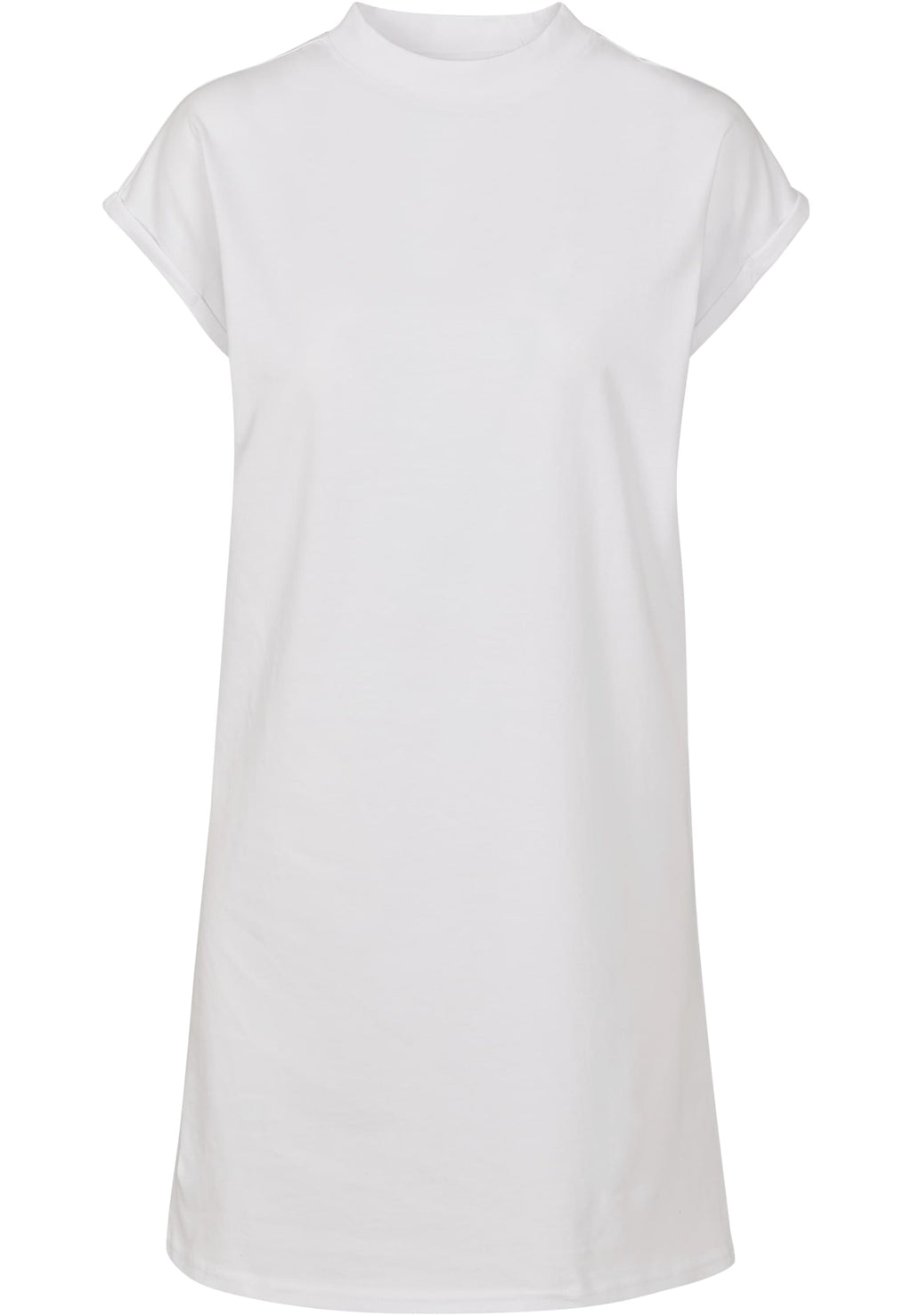 Robe femme col montant MF101 blanc - vue de face