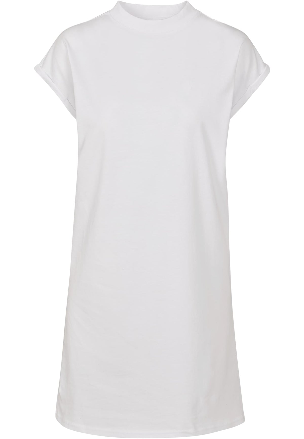 Robe femme col montant MF101 blanc - vue de face