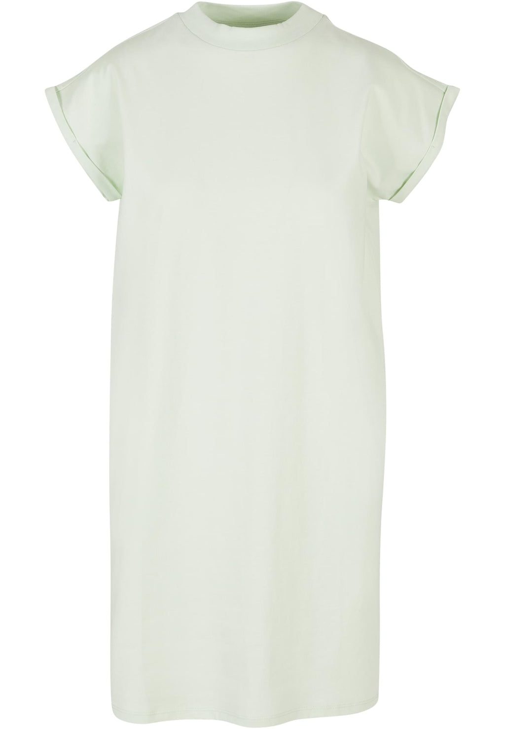 Robe femme col montant MF101 vert menthe - vue de face
