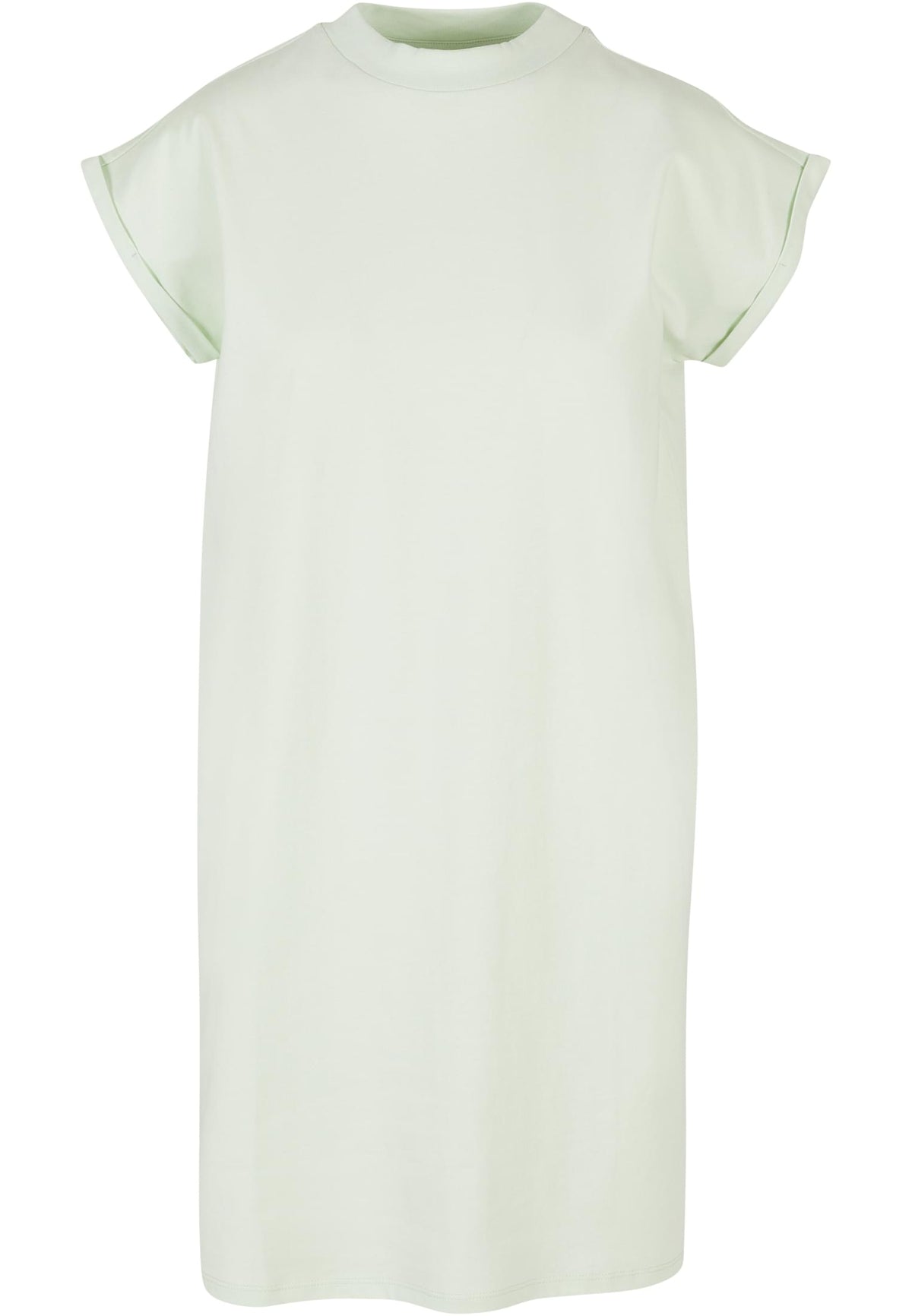 Robe femme col montant MF101 vert menthe - vue de face
