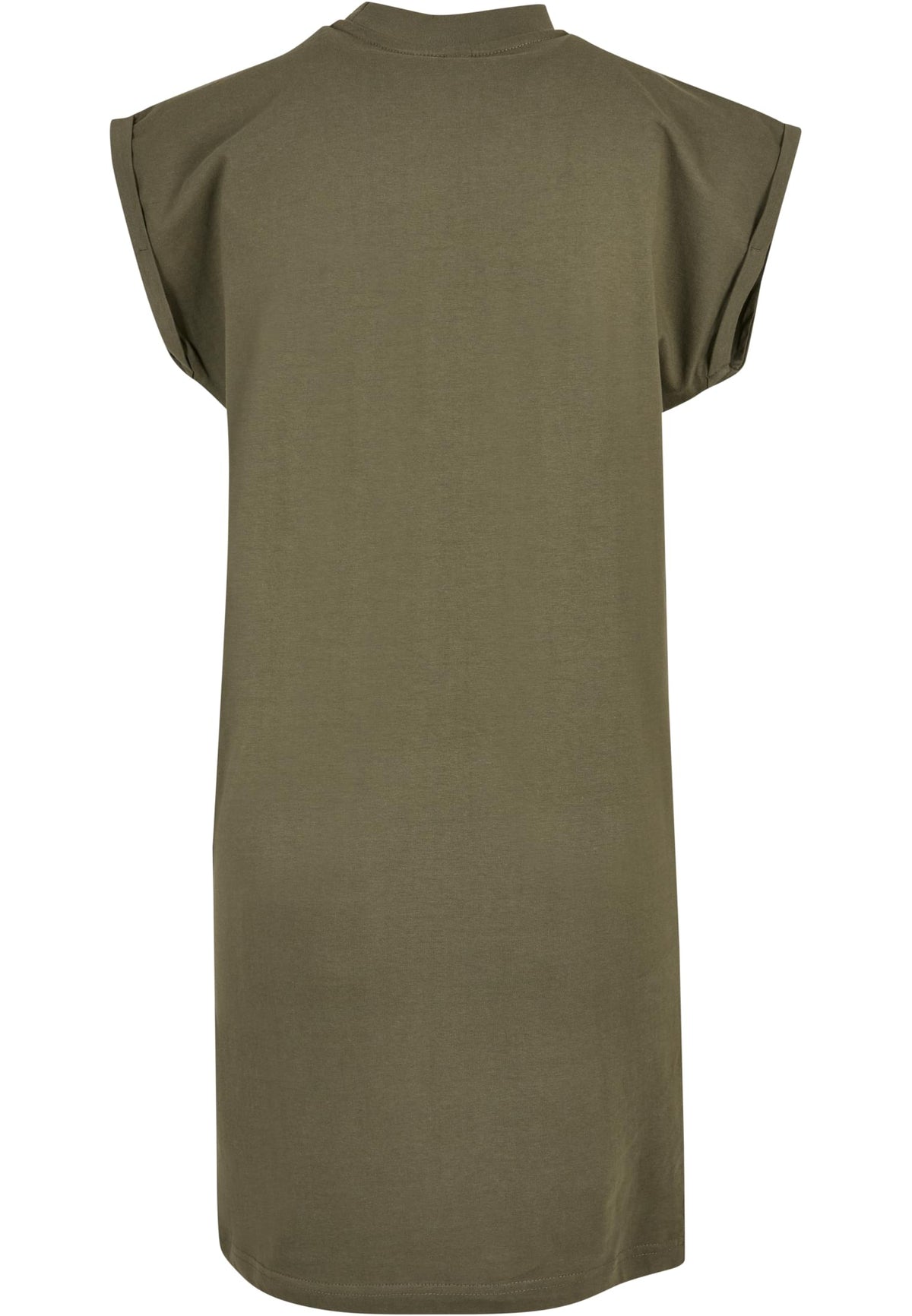 Robe femme col montant MF101 olive - vue de dos