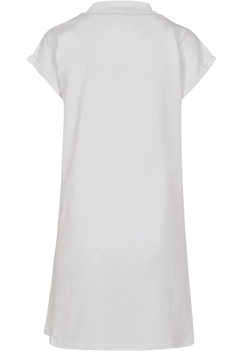 Robe femme col montant MF101 blanc - vue de dos