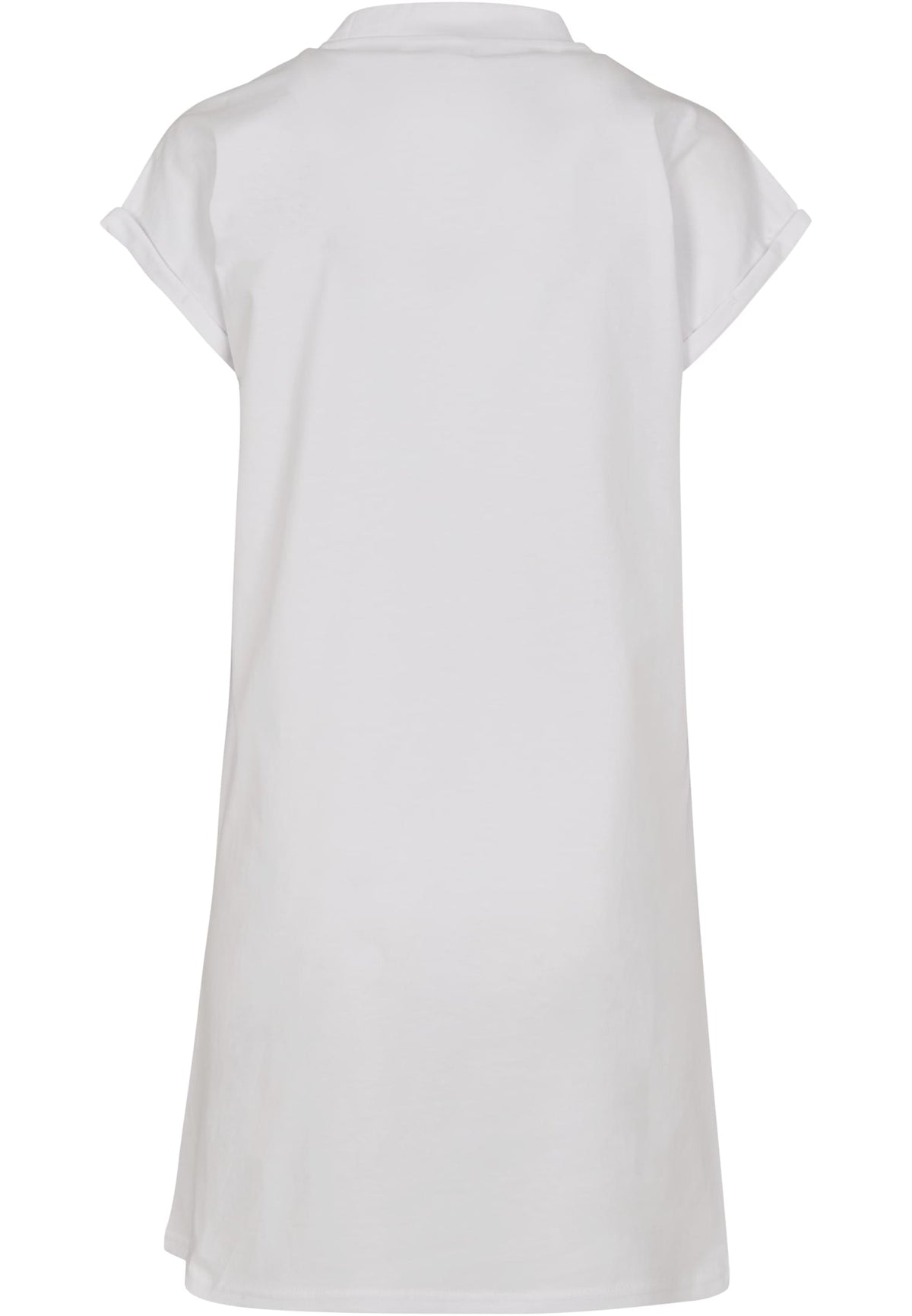 Robe femme col montant MF101 blanc - vue de dos
