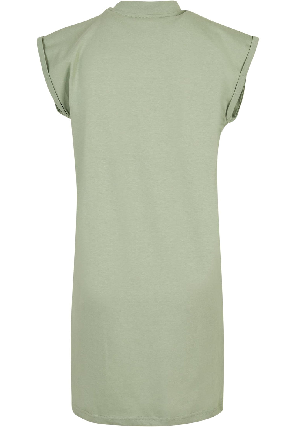 Robe femme col montant MF101 vert sauge clair - vue de dos