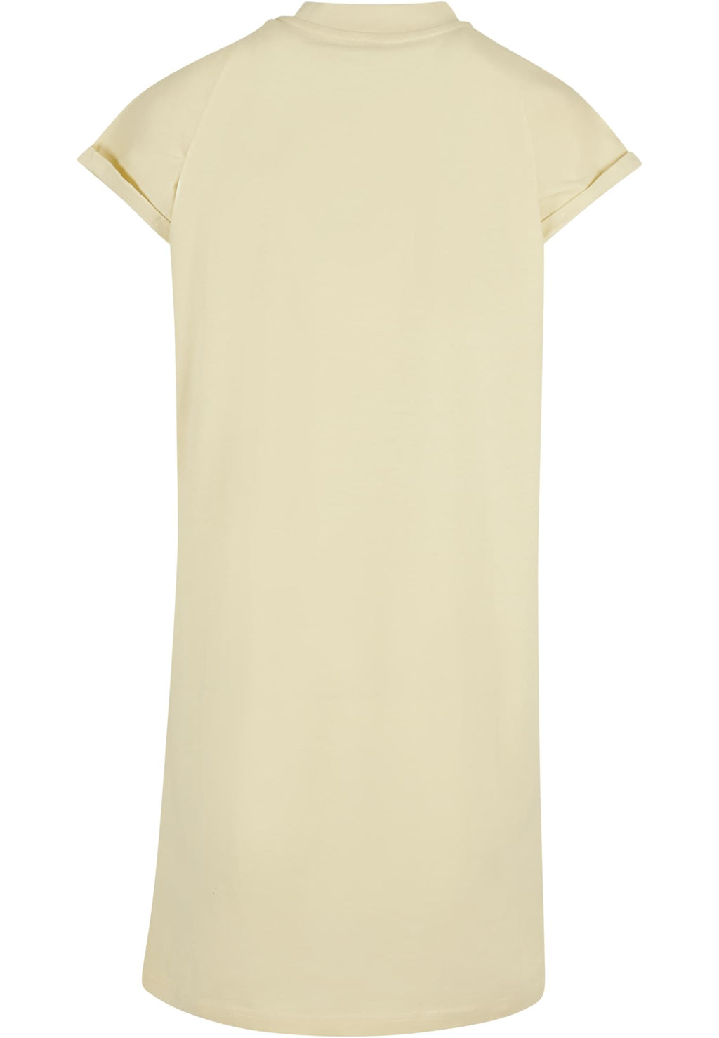 Robe femme col montant MF101 jaune pâle - vue de dos