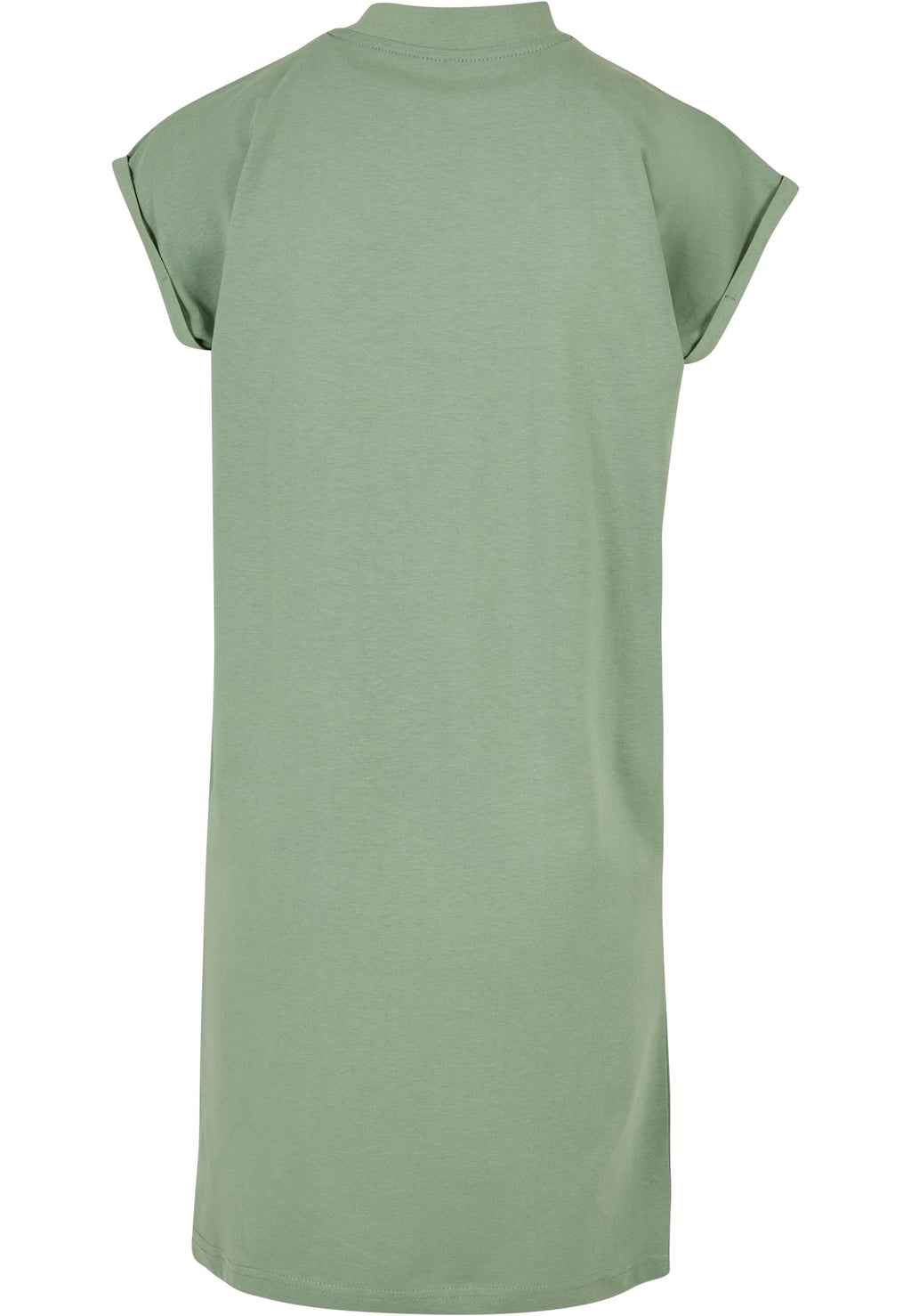 Robe femme col montant MF101 vert sauge - vue de dos