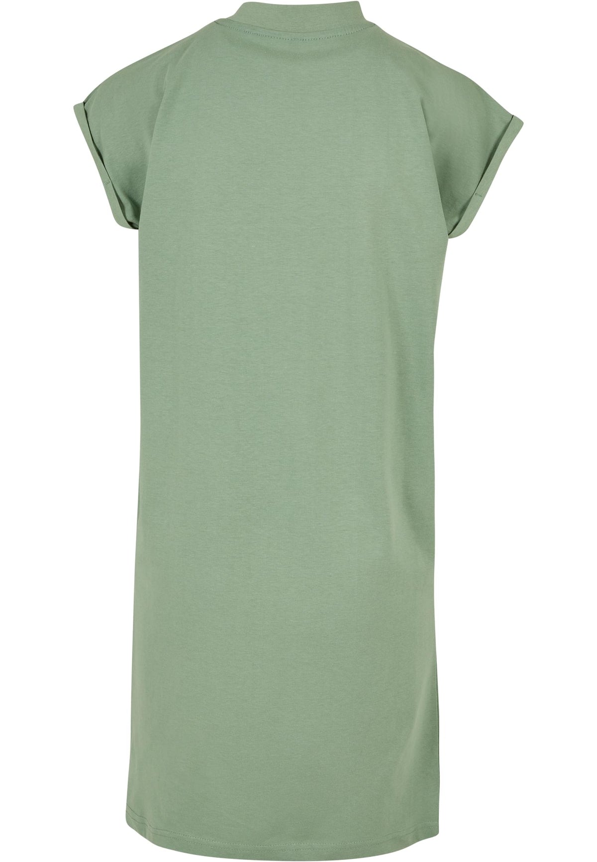Robe femme col montant MF101 vert sauge - vue de dos