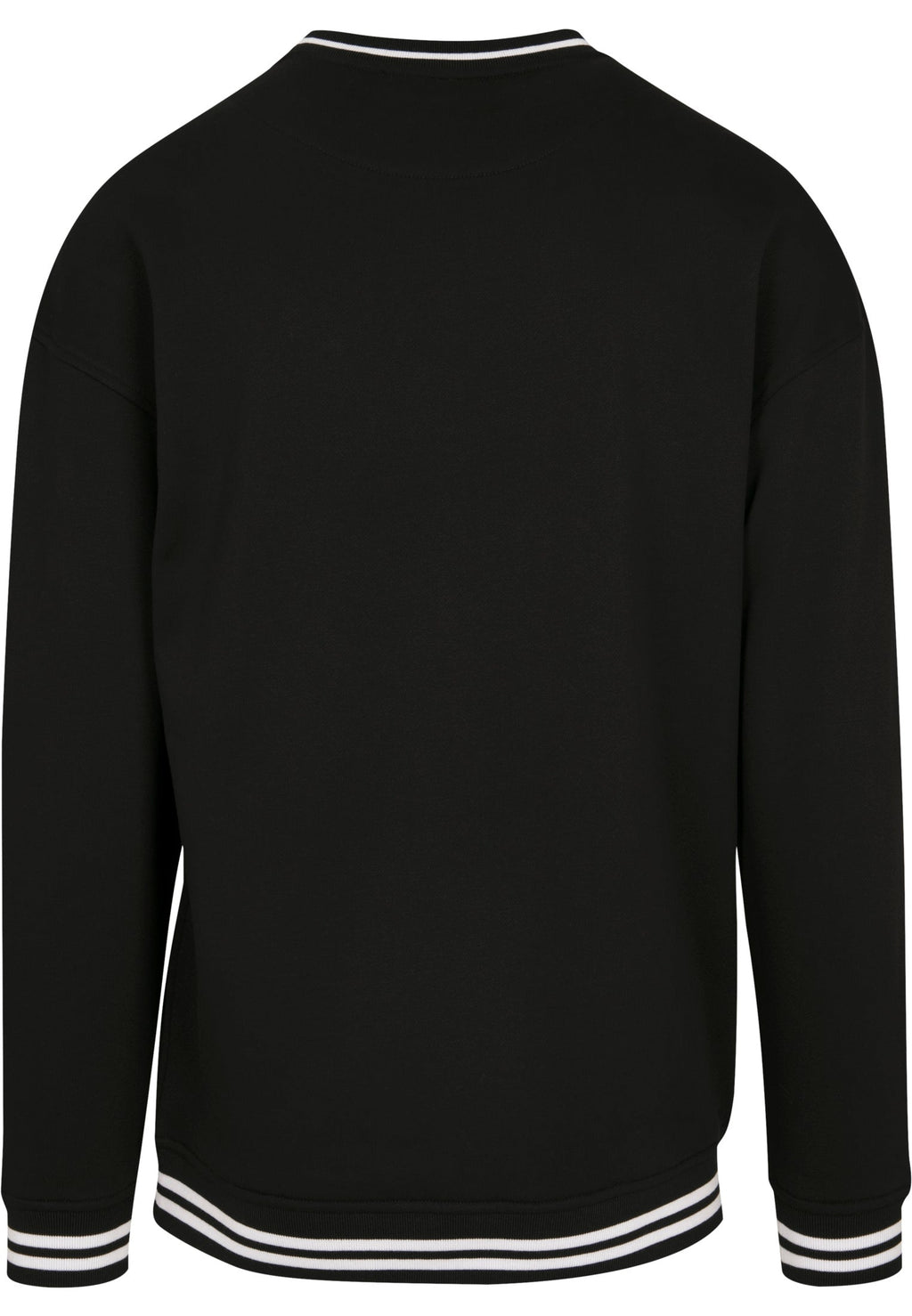 Sweat college BY104 noir et blanc - vue de dos