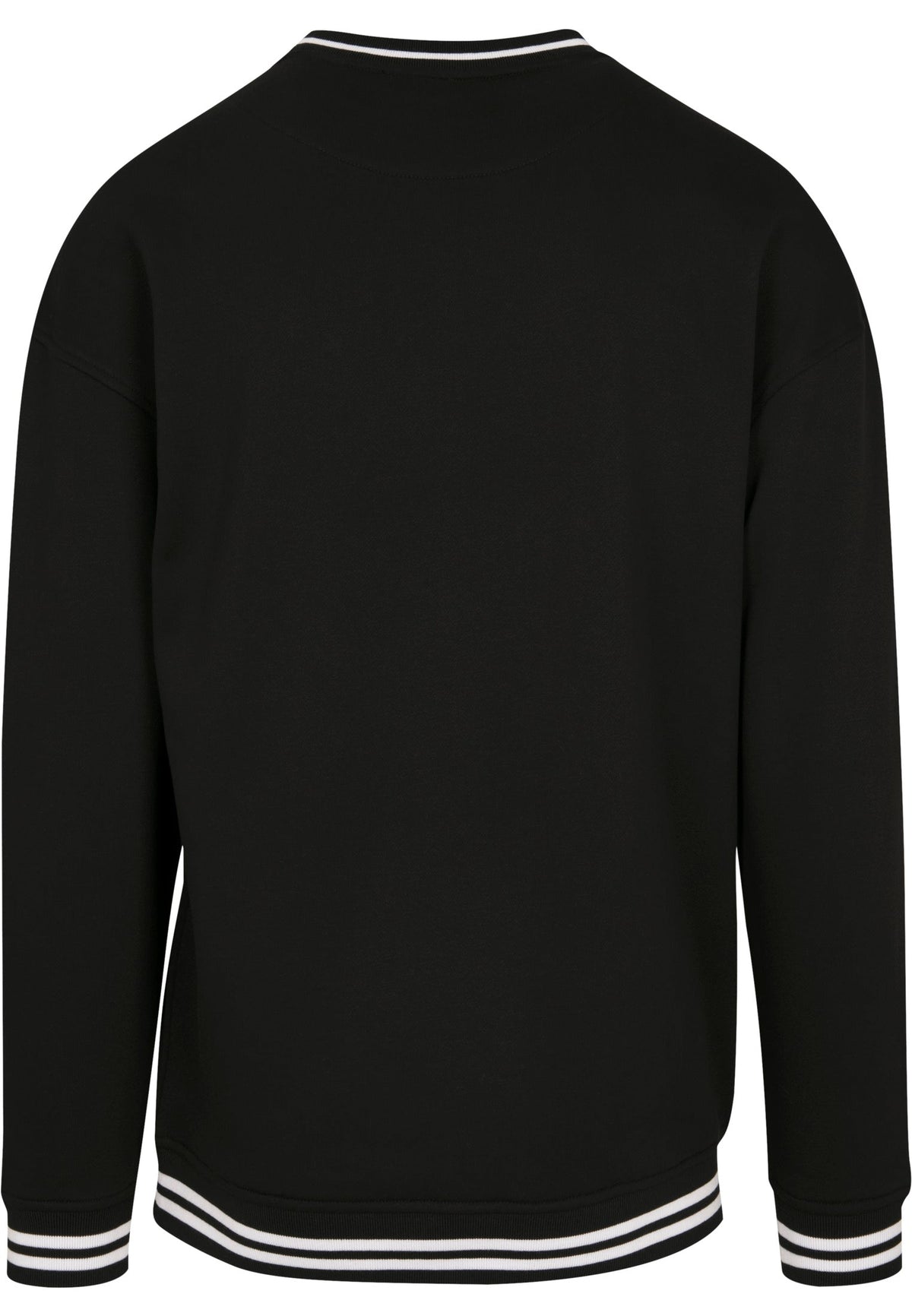 Sweat college BY104 noir et blanc - vue de dos