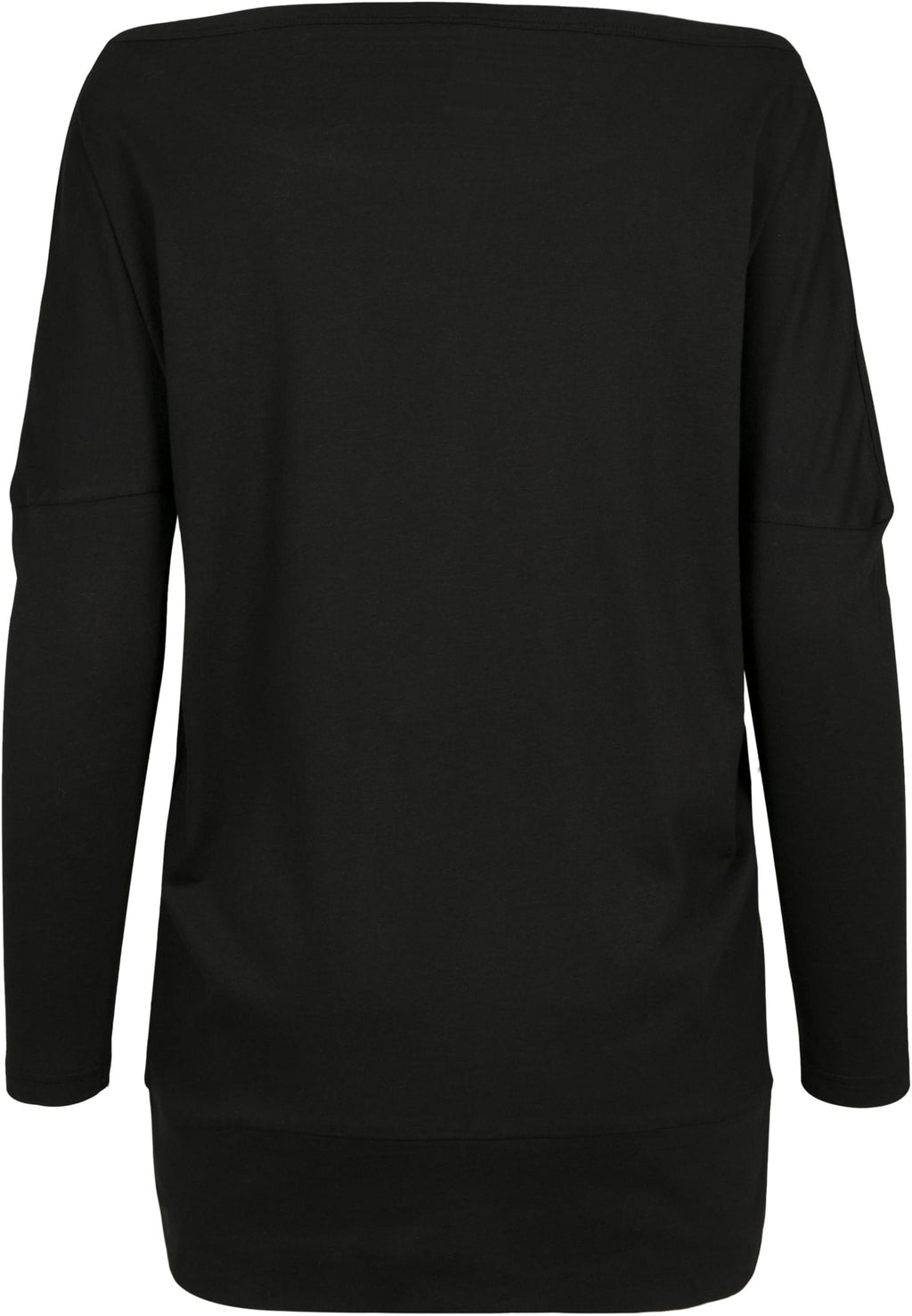 T-shirt femme manches longues MF107 noir - vue de dos