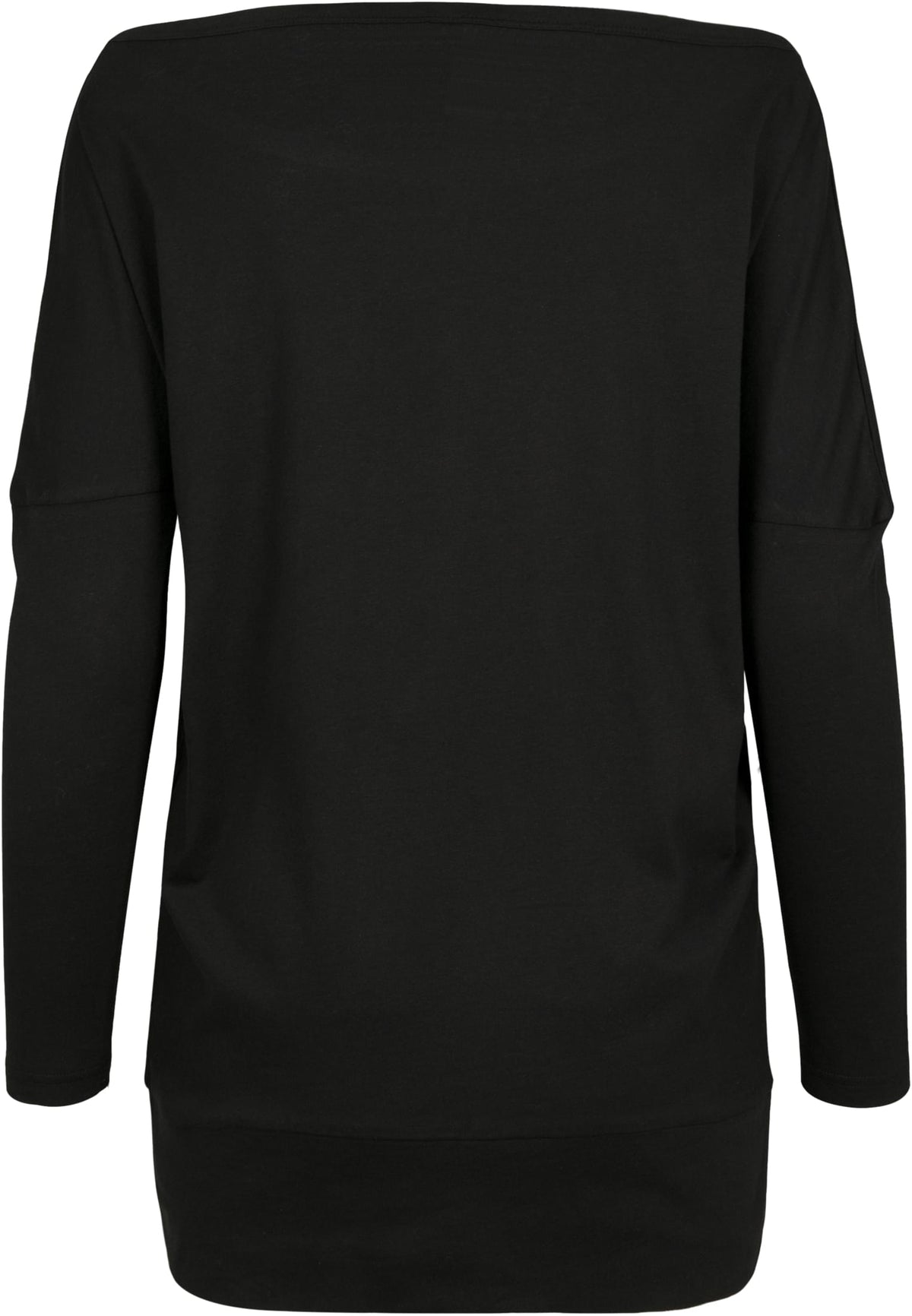 T-shirt femme manches longues MF107 noir - vue de dos