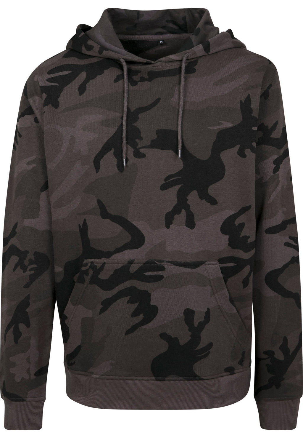 Sweat capuche camo BY111 camo fonce - vue de face