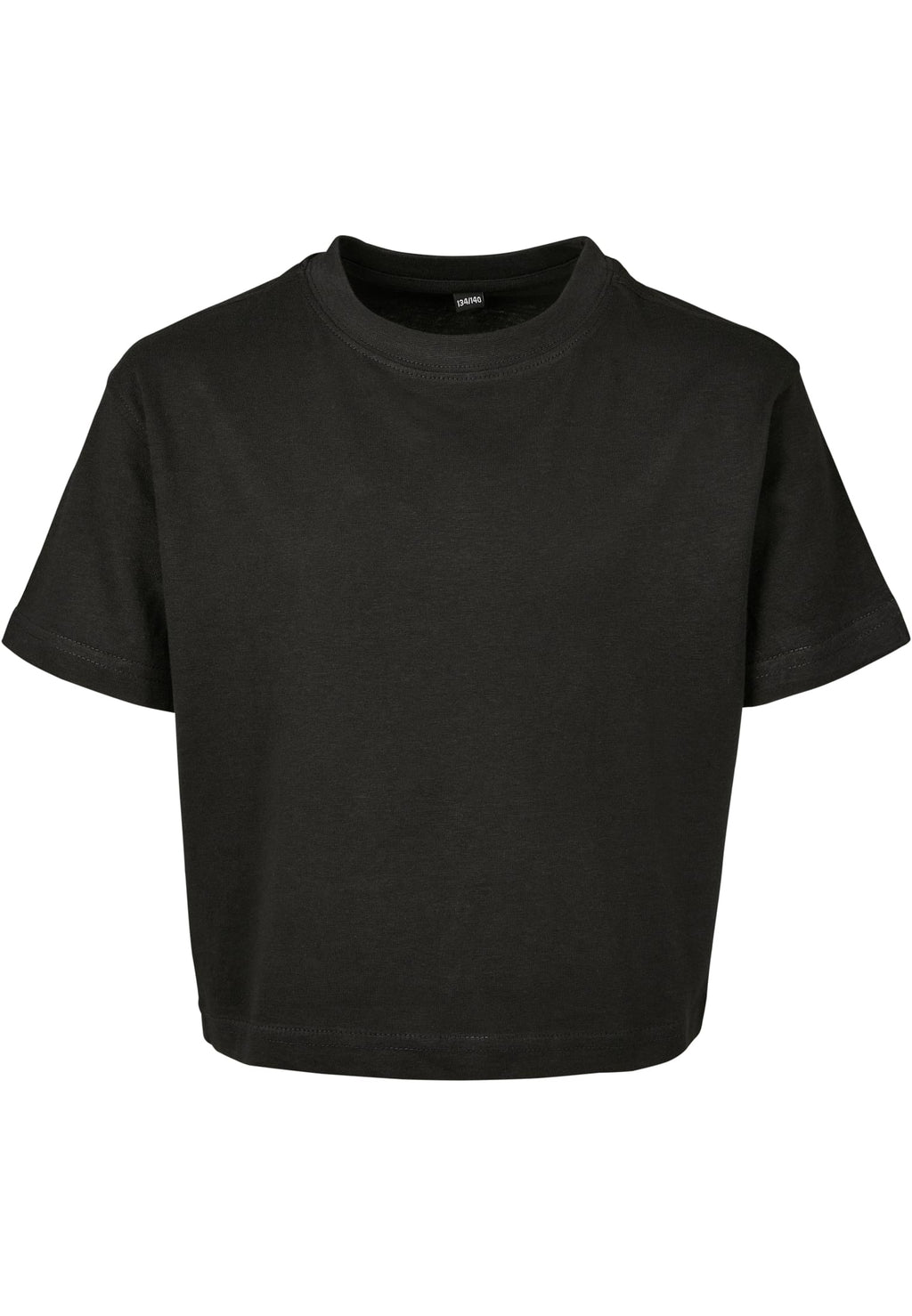 T-shirt court fille BY114 noir - vue de face