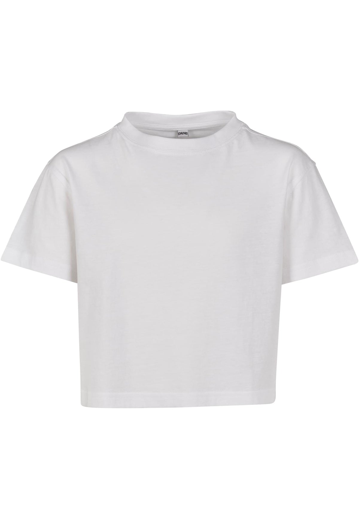 T-shirt court fille BY114 blanc - vue de face