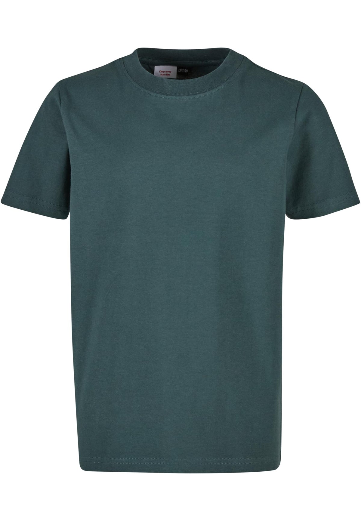 T-shirt enfant BY116 vert bouteille - vue de face