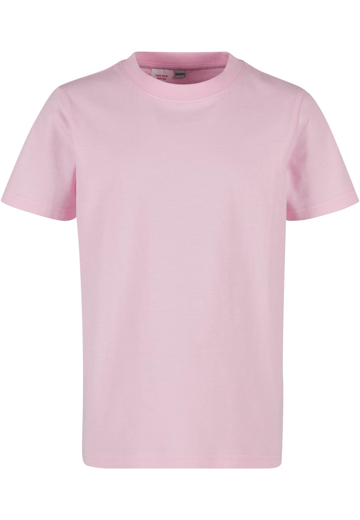 T-shirt enfant BY116 rose poudre - vue de face