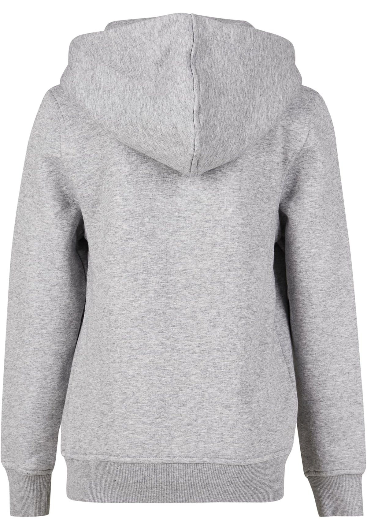 Sweat capuche enfant BY117 gris chine - vue de dos