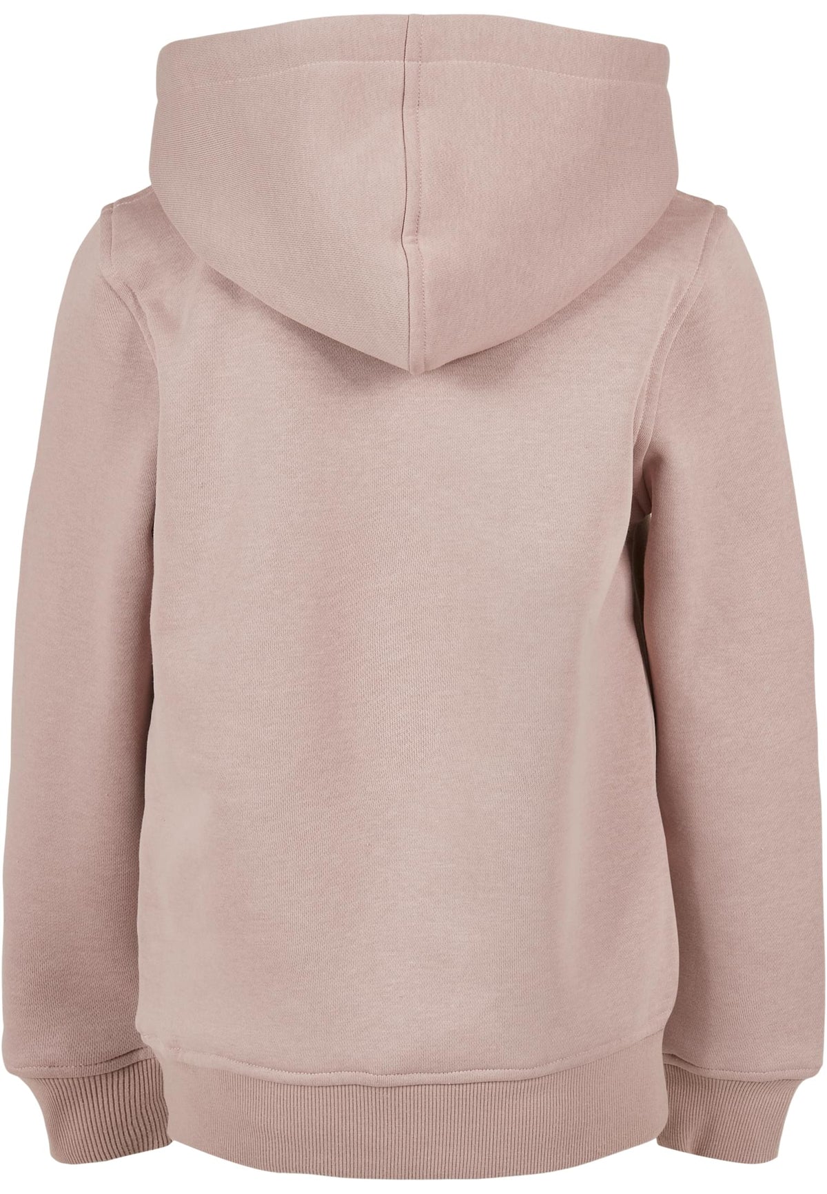Sweat capuche enfant BY117 vieux rose - vue de dos