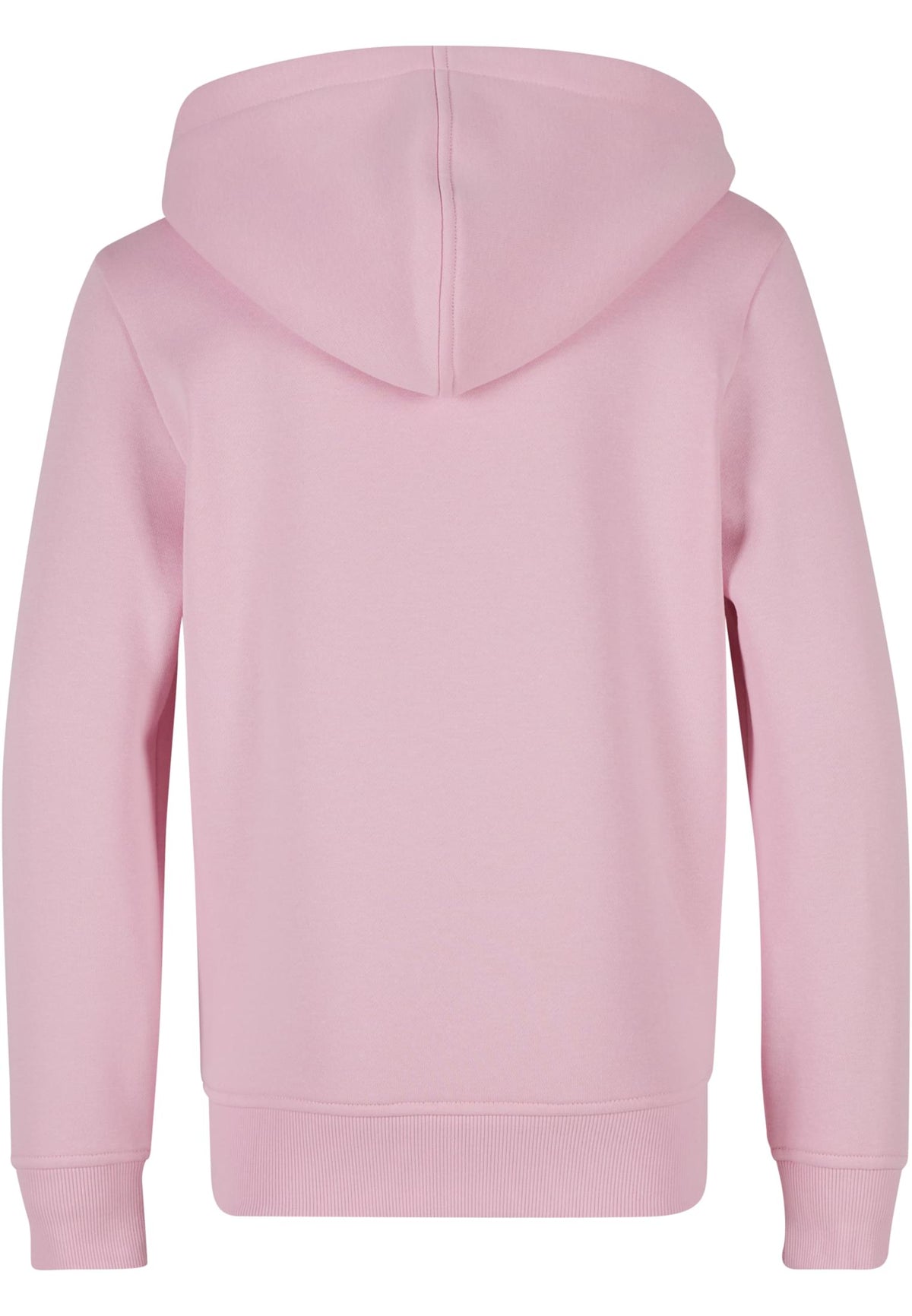 Sweat capuche enfant BY117 rose poudre - vue de dos