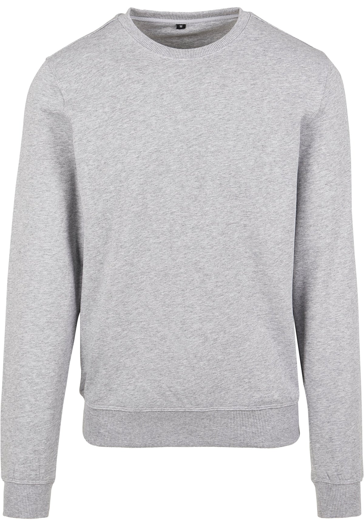 Sweat col rond Premium BY119 gris chine - vue de face