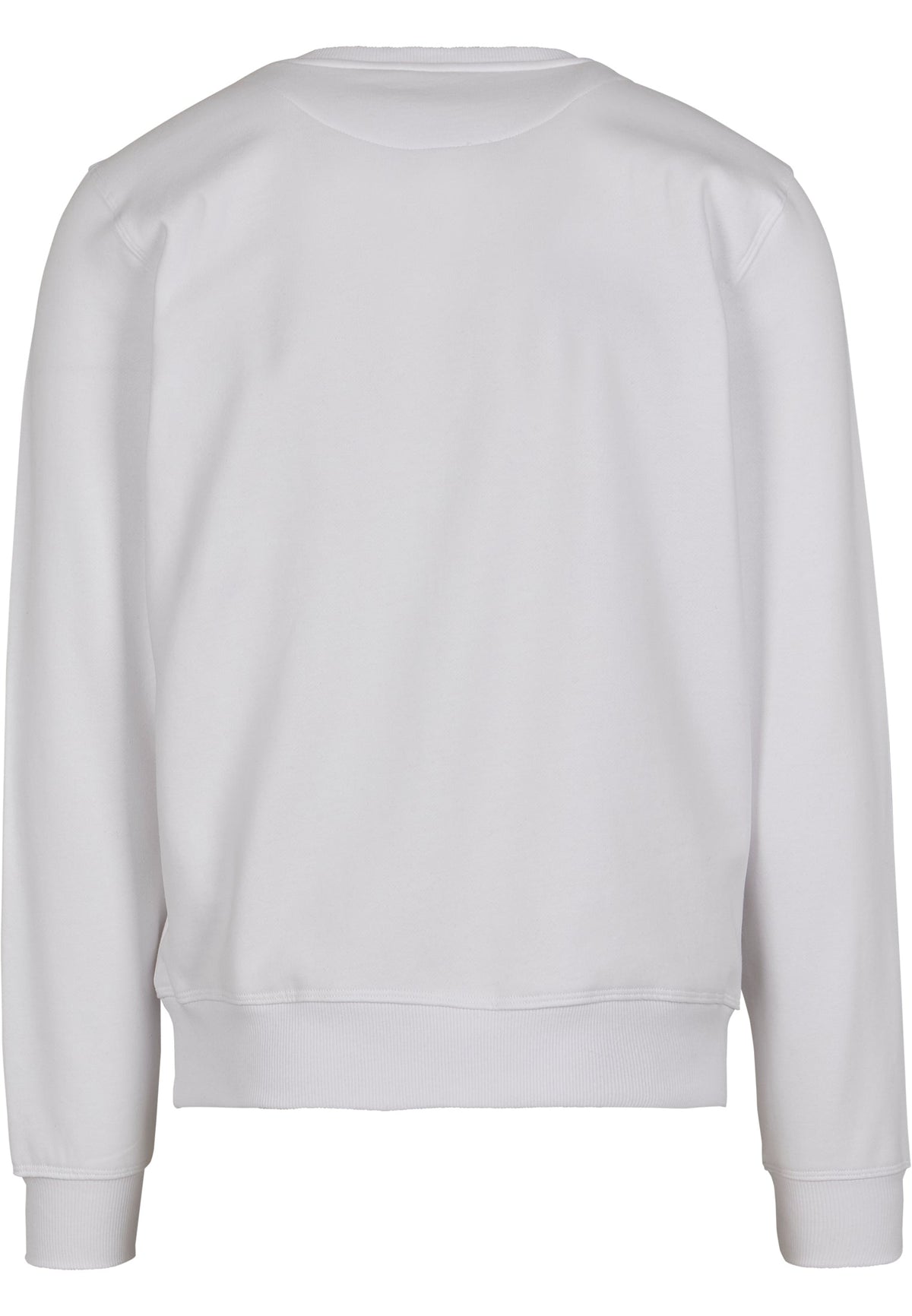 Sweat col rond Premium BY119 blanc - vue de dos