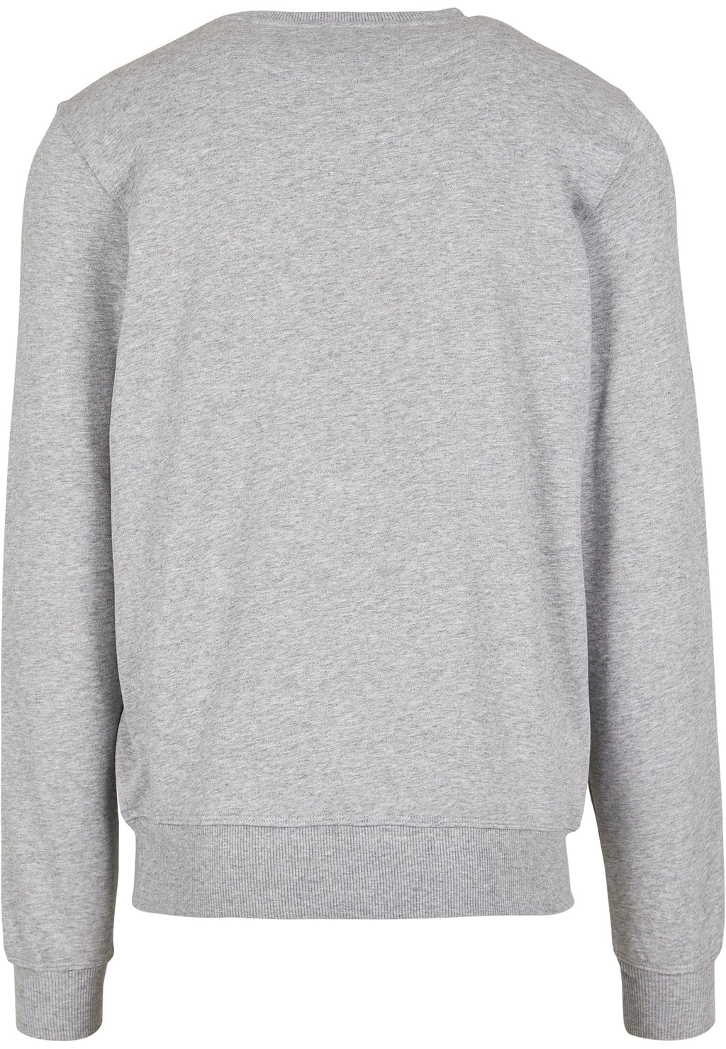 Sweat col rond Premium BY119 gris chine - vue de dos
