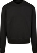 Sweat col rond Premium oversize BY120 noir - vue de face