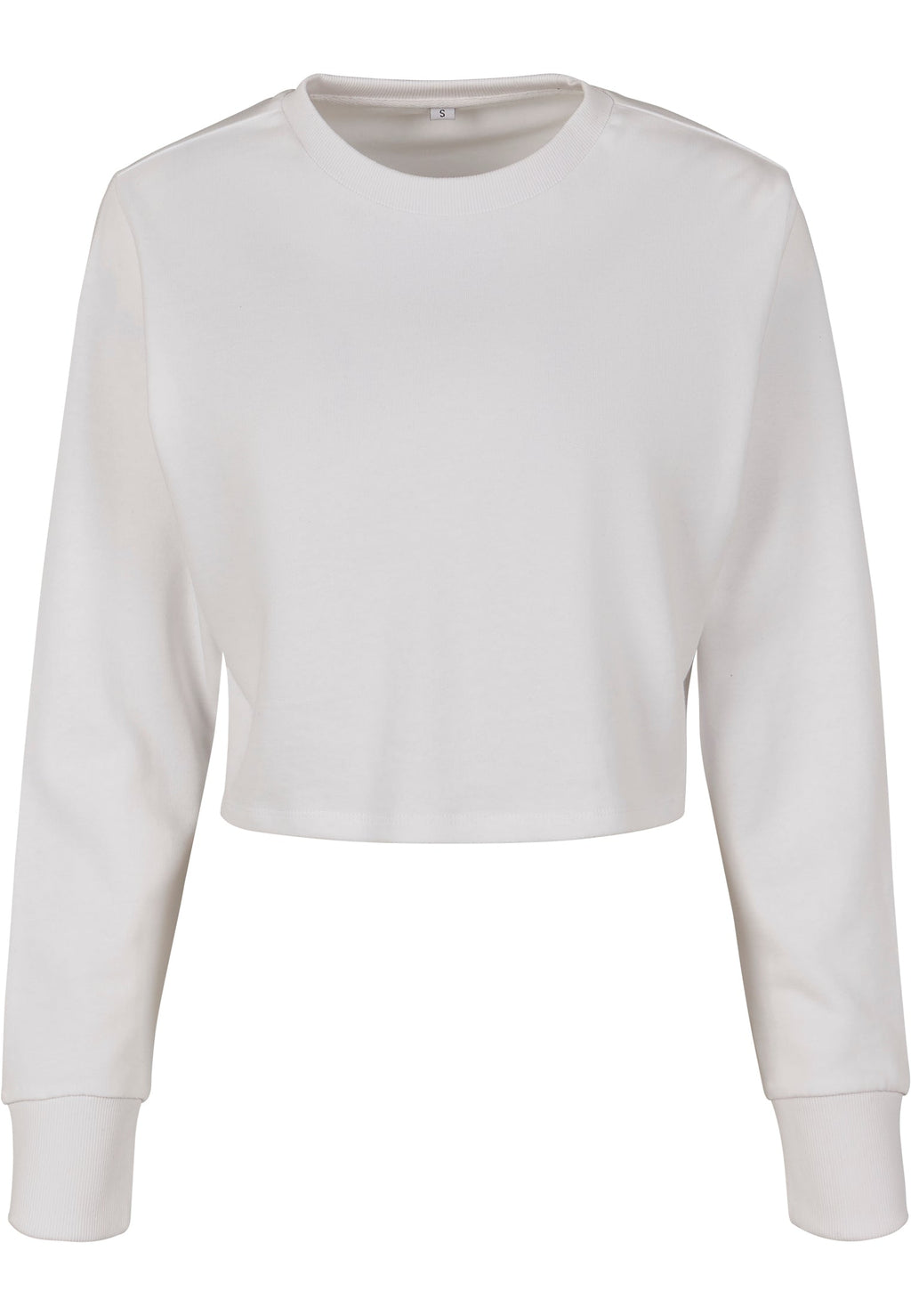 Sweat femme court MF131 blanc - vue de face